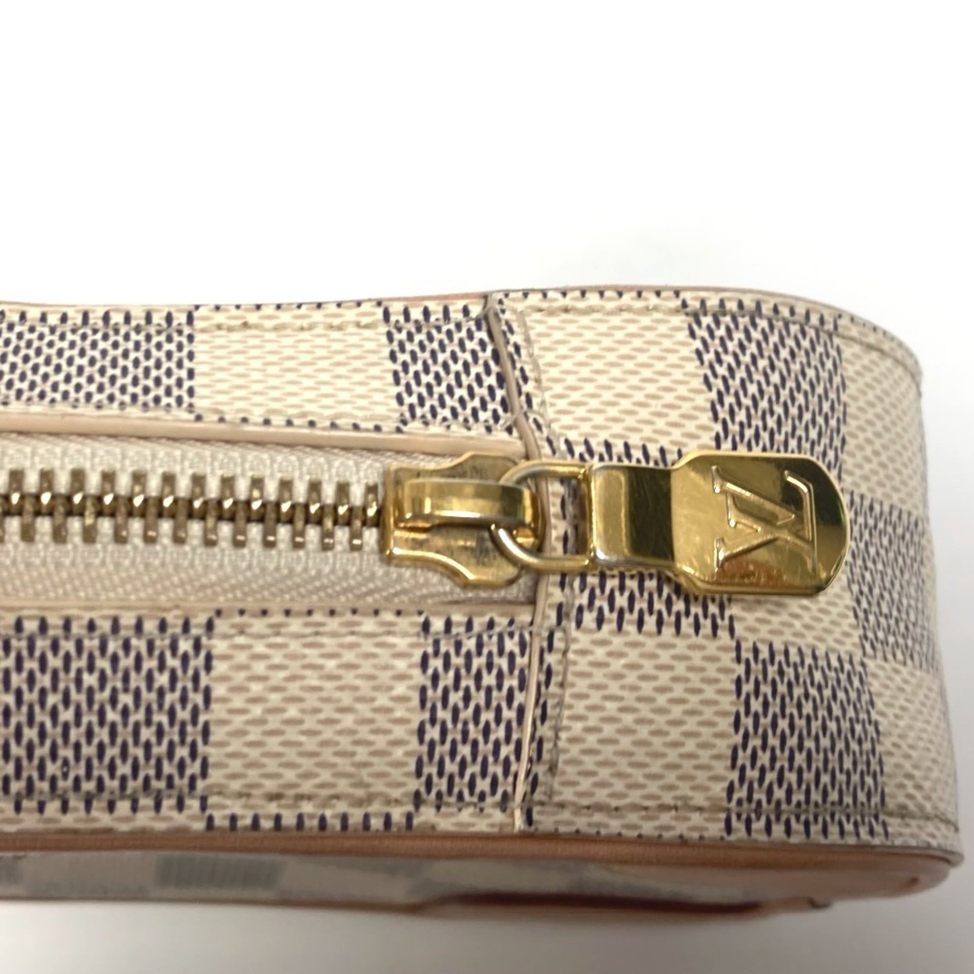 Louis Vuitton Damier Azur White Damier Azur Pochette Shoulder Bag