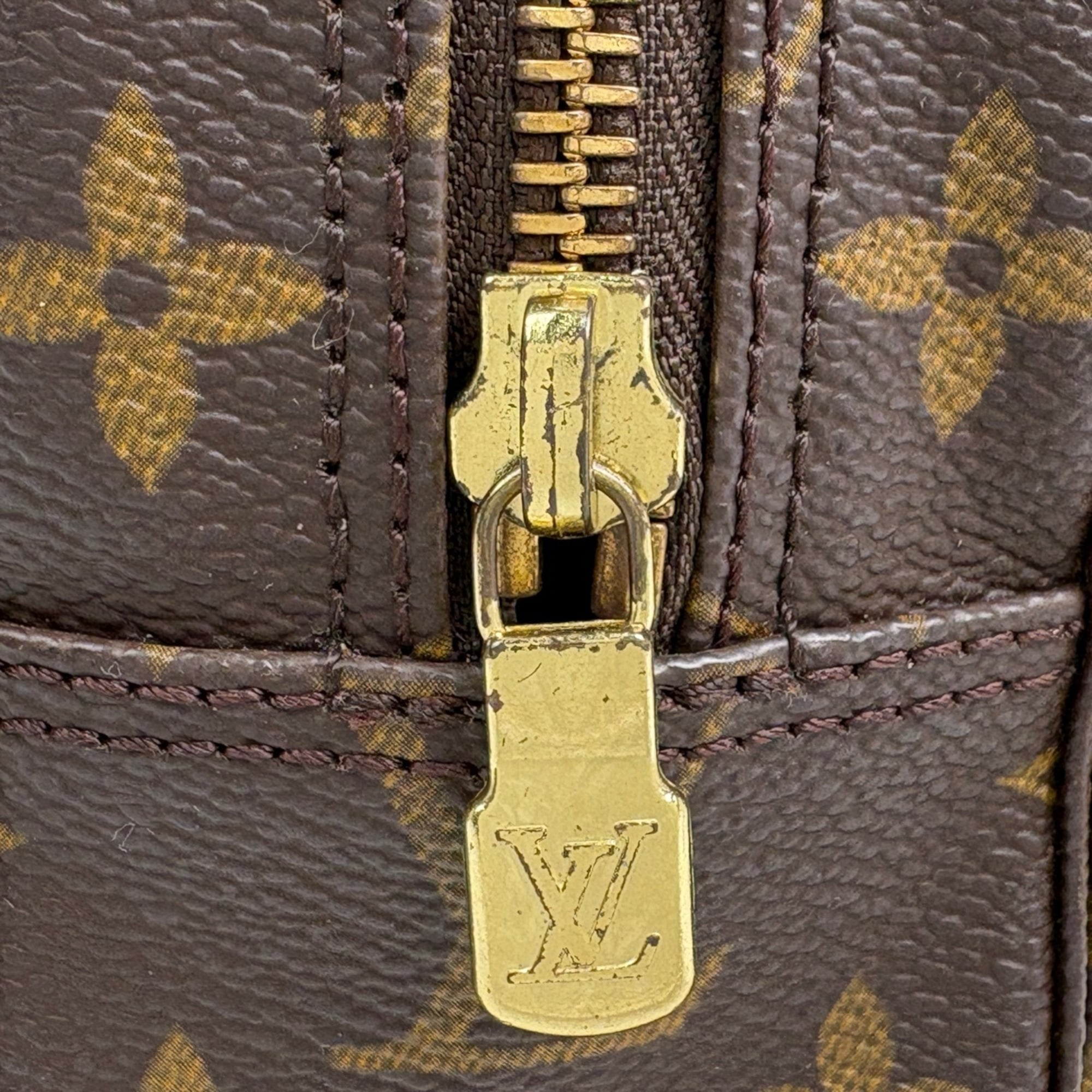 Louis Vuitton Brown Monogram Pouch