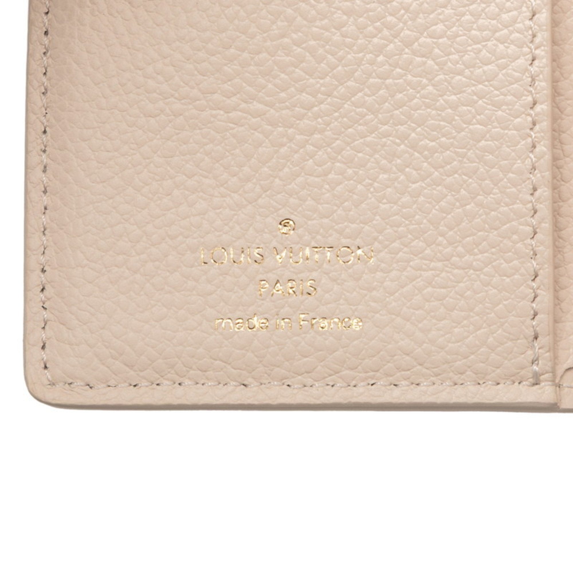 Louis Vuitton Beige Leather Wallet