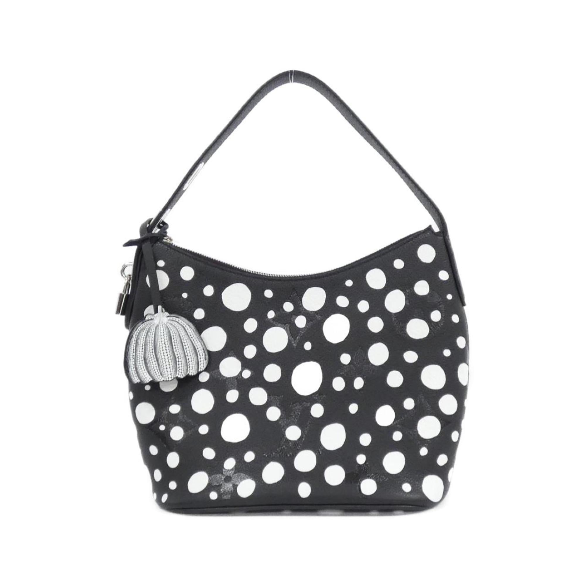 Louis Vuitton Black Leather Shoulder Bag