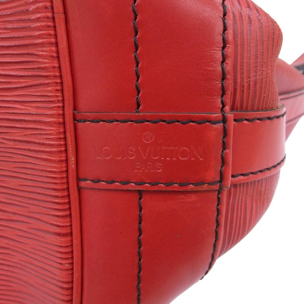 Louis Vuitton Epi Castilian Red Red Color Leather Shoulder Bag