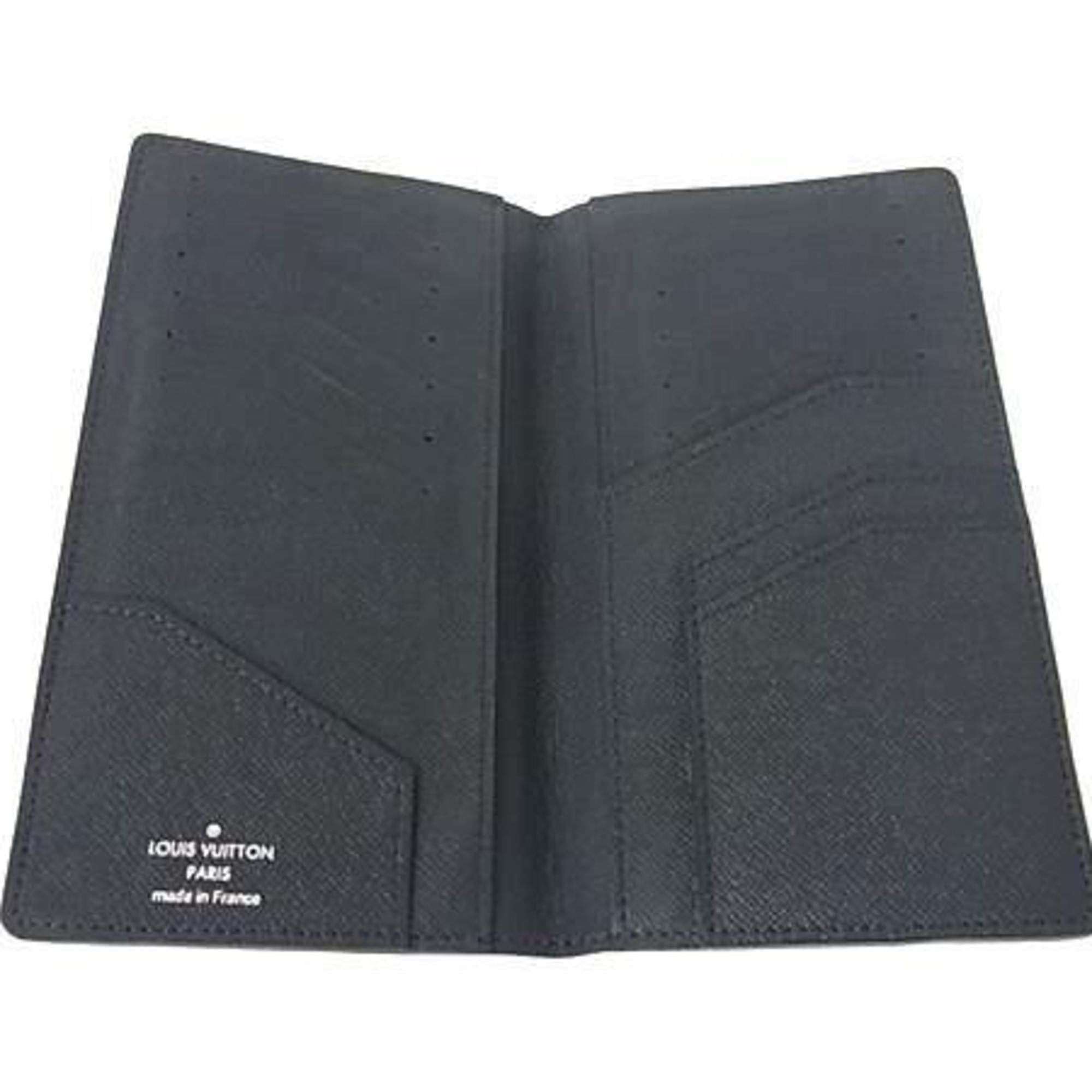 Louis Vuitton Taiga Boreal Navy Taiga Leather Long Wallet