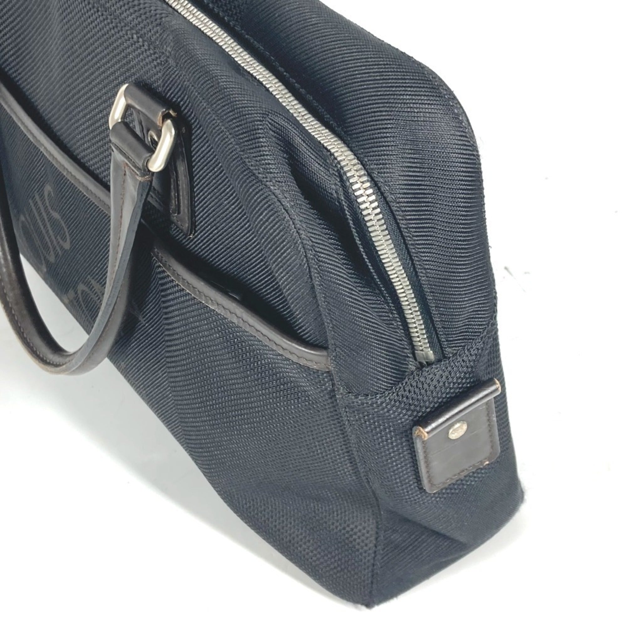 Louis Vuitton Black Damier Geant Briefcase Handbag Tote Bag