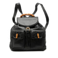 Gucci Black Leather Backpack (Pre-Owned)