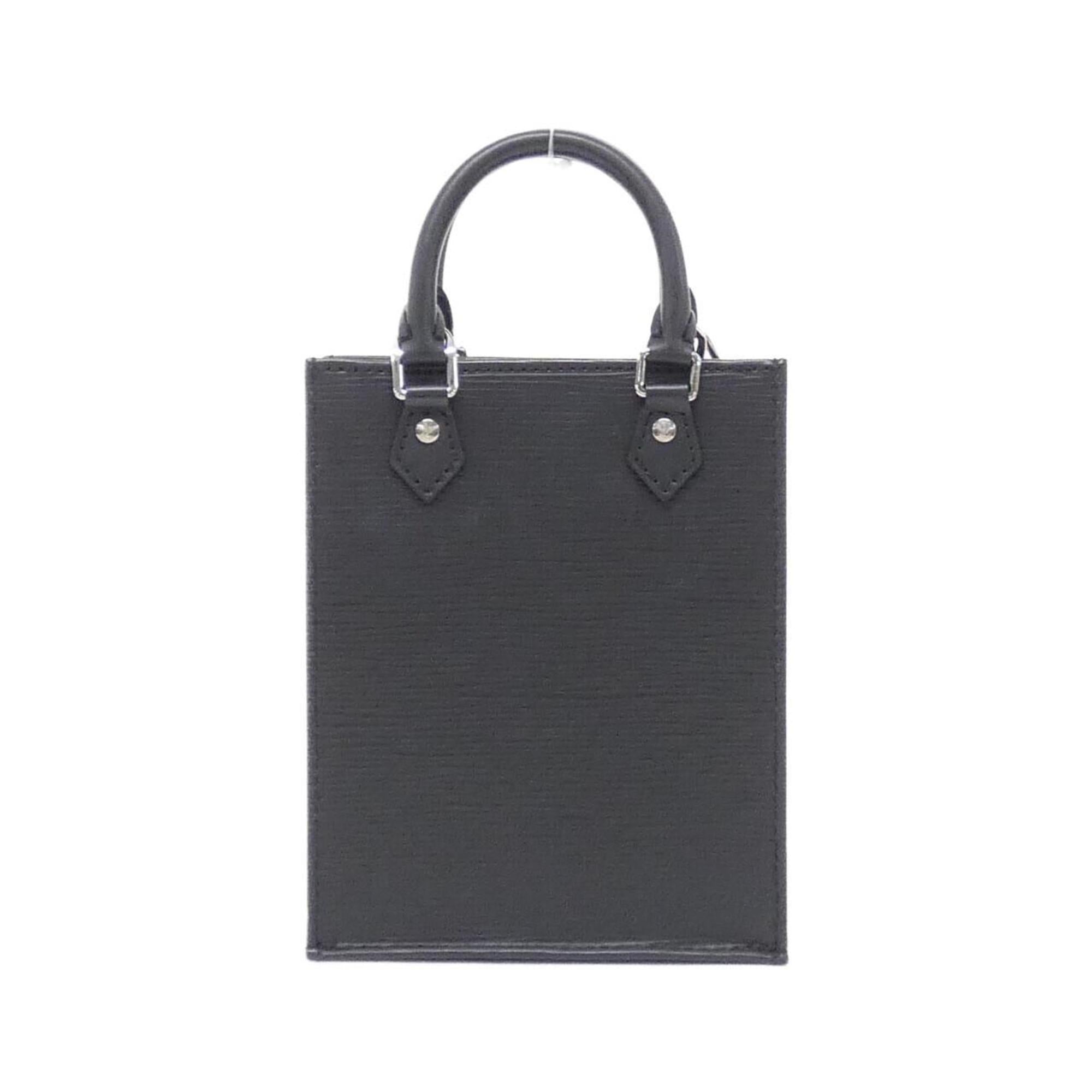 Louis Vuitton Black Leather Handbag