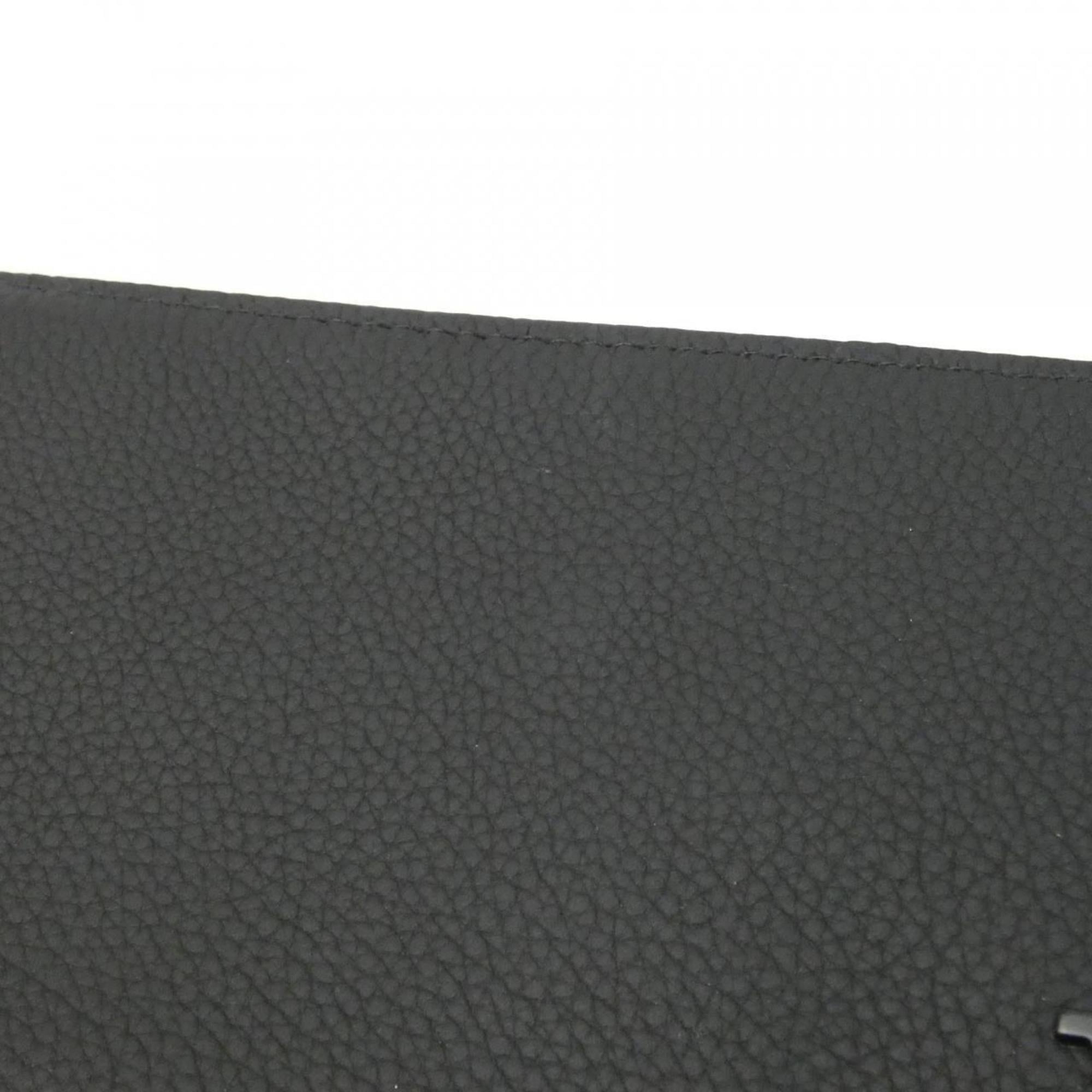 Louis Vuitton Black Leather Long Wallet