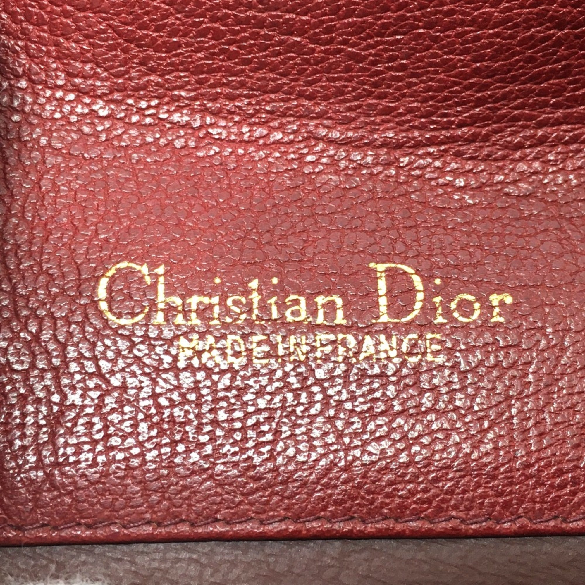 Christian Dior Red Leather Shoulder Bag (Pre-Owned)