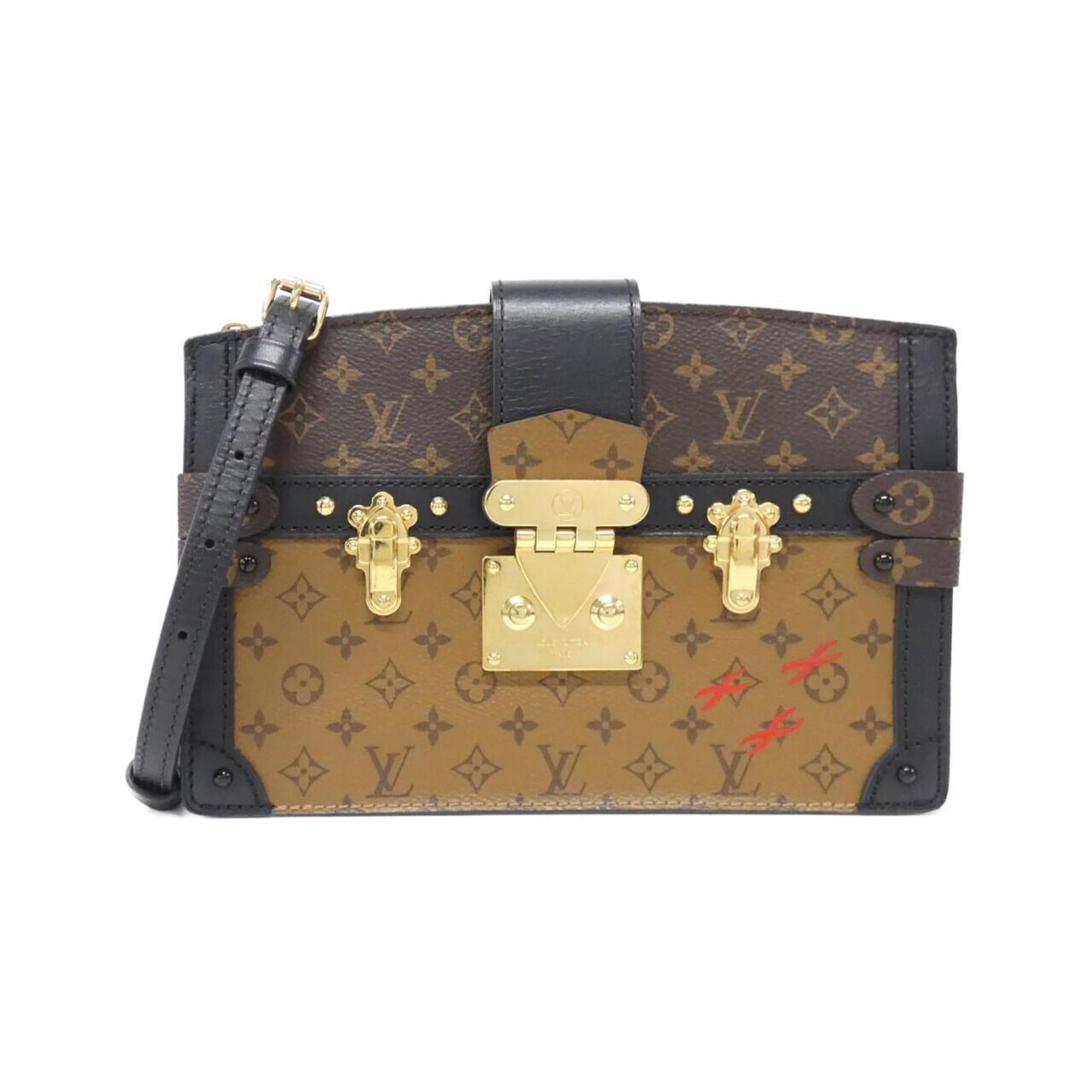 Louis Vuitton Marron Coated Canvas Shoulder Bag