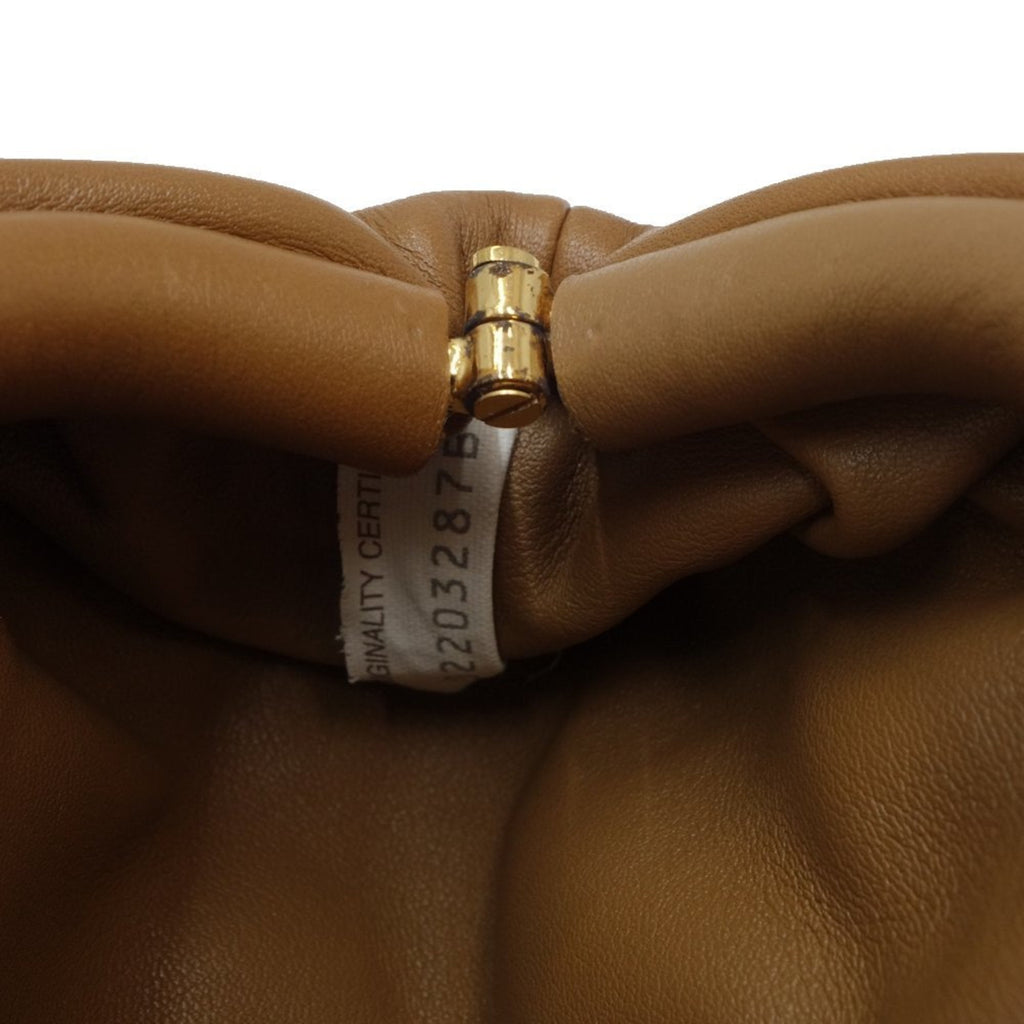Bottega Veneta Brown Leather Pochette Pouch