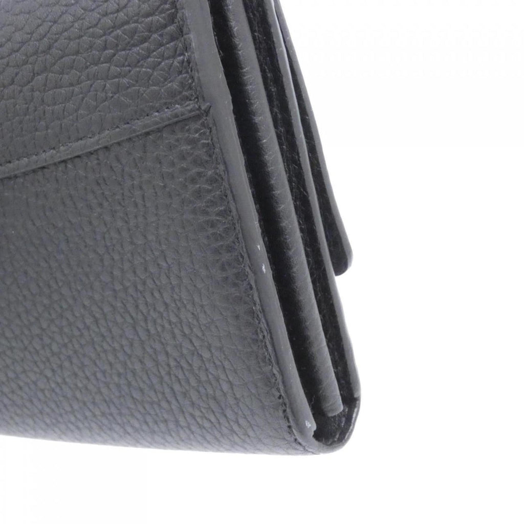 Louis Vuitton Taurillon Black Leather Long Wallet