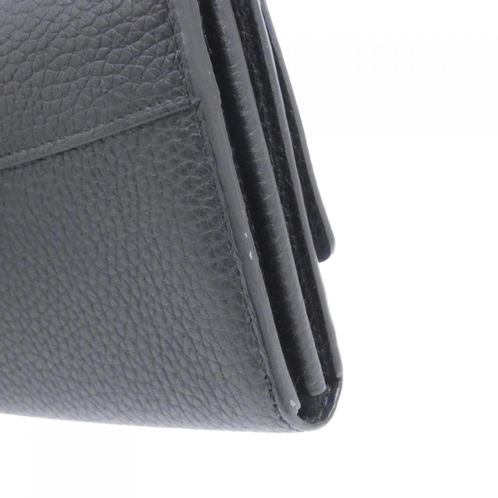 Louis Vuitton Taurillon Black Leather Long Wallet