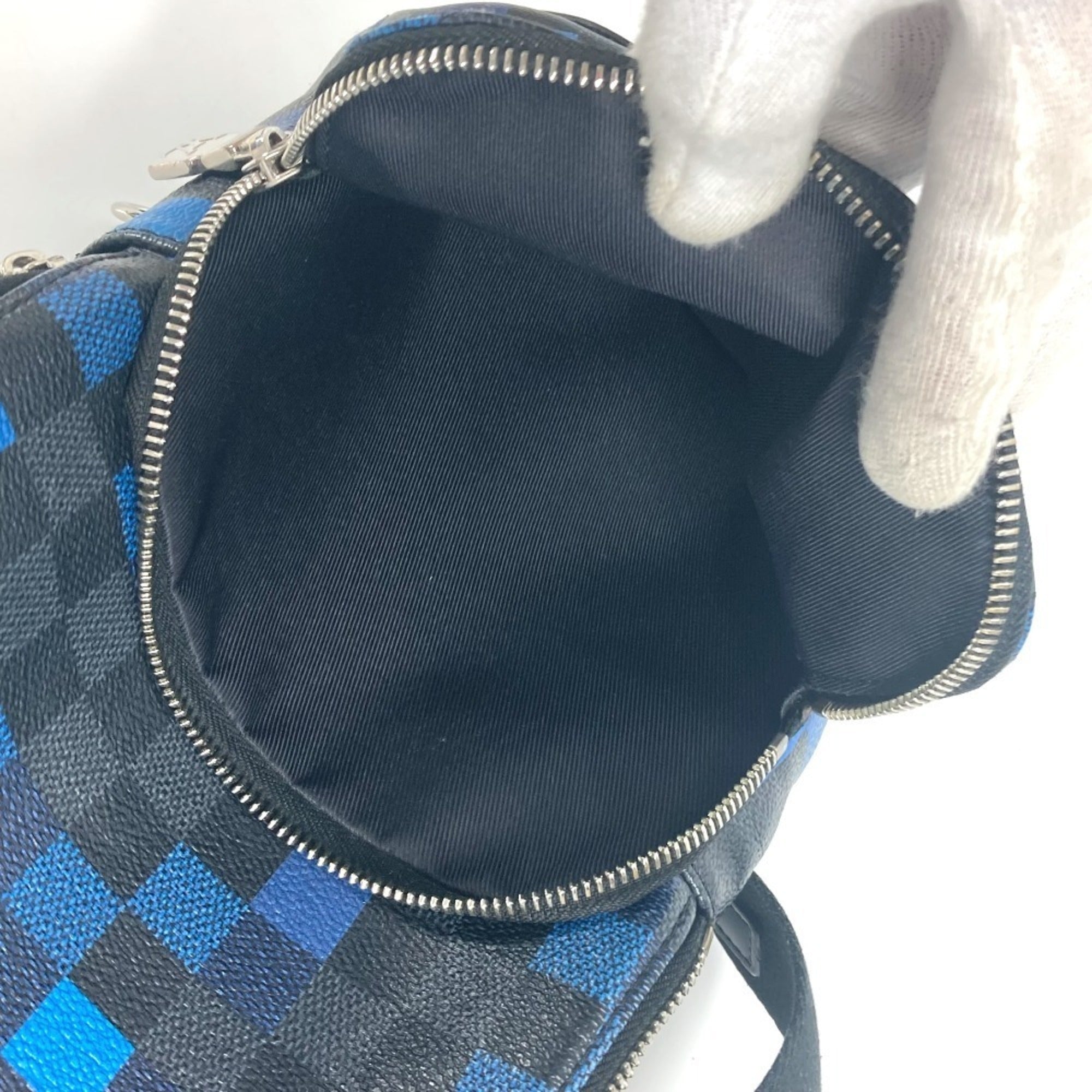 Louis Vuitton Damier Graphite Black Blue Damier Graphite Shoulder Bag Sling Bag