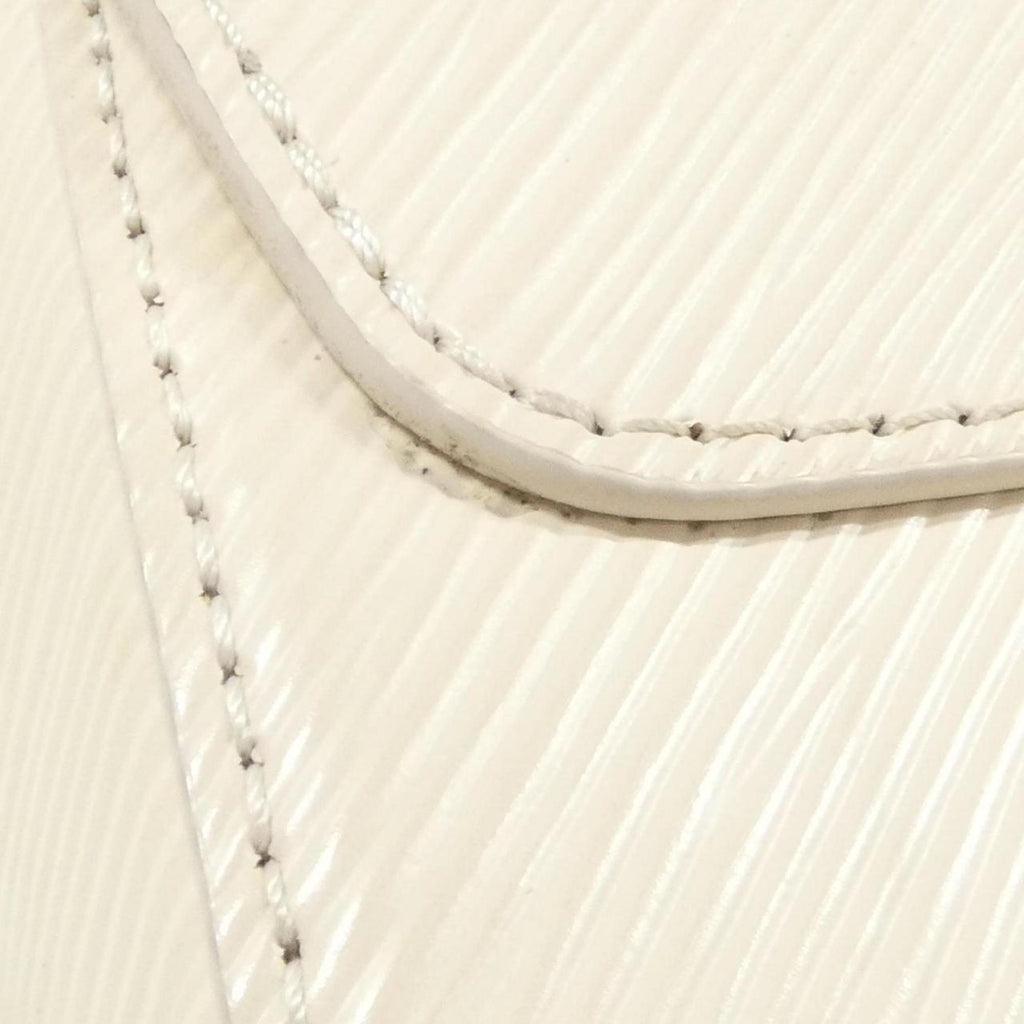 Louis Vuitton Beige White Leather Shoulder Bag