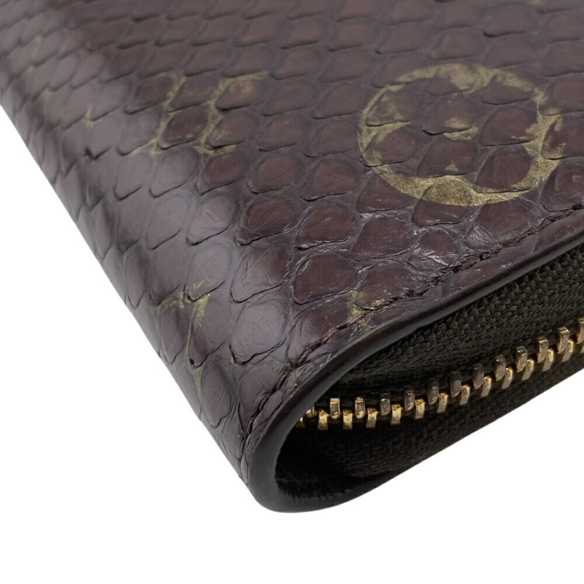 Louis Vuitton Exotic Brown Monogram Monogram Long Wallet