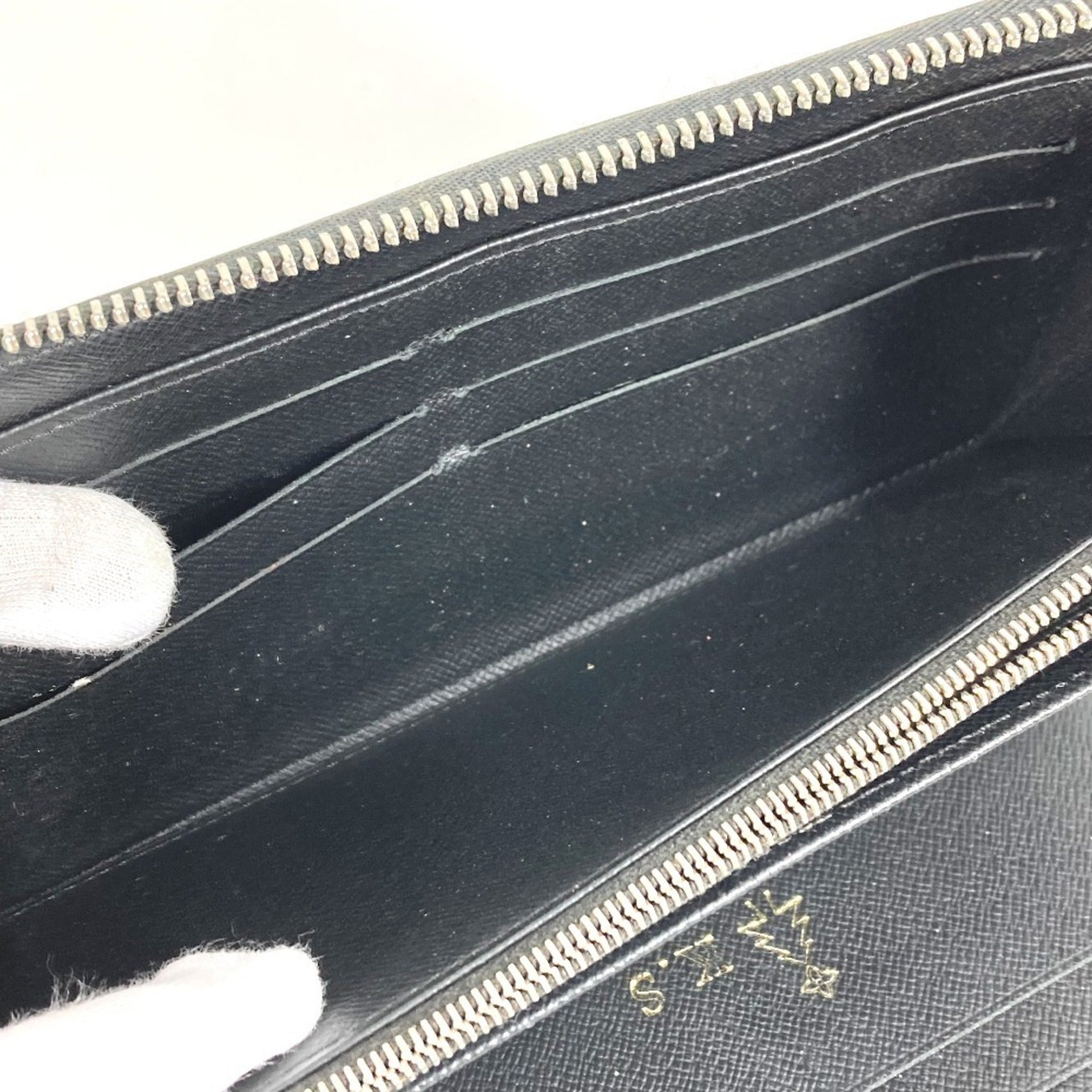 Louis Vuitton Black Multi-Color Damier Graphite Long Wallet