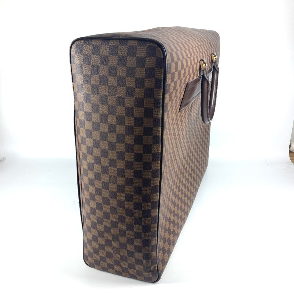 Louis Vuitton Brown Damier Canvas Ebene Damier Canvas Boston Bag