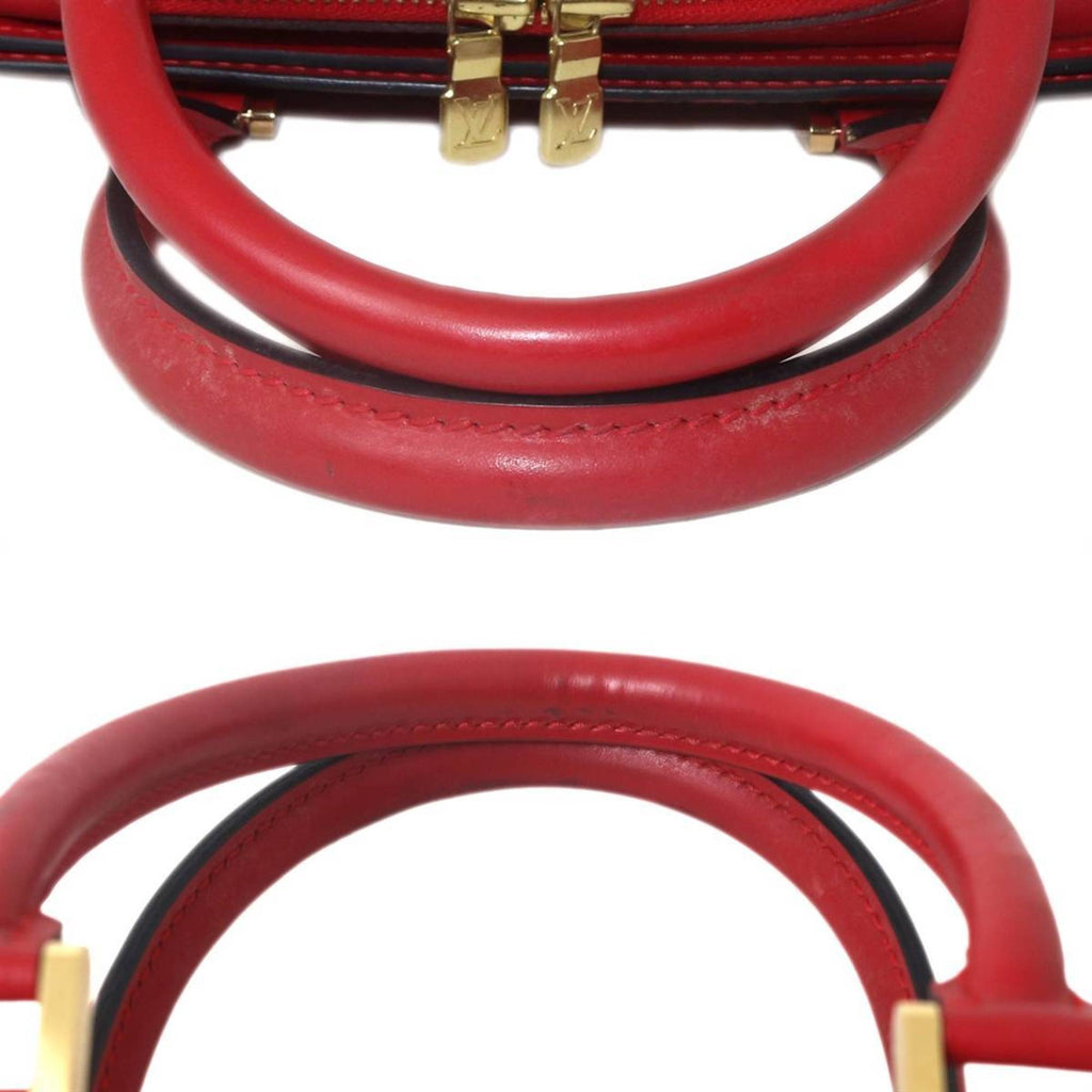 Louis Vuitton Red Color Leather Handbag