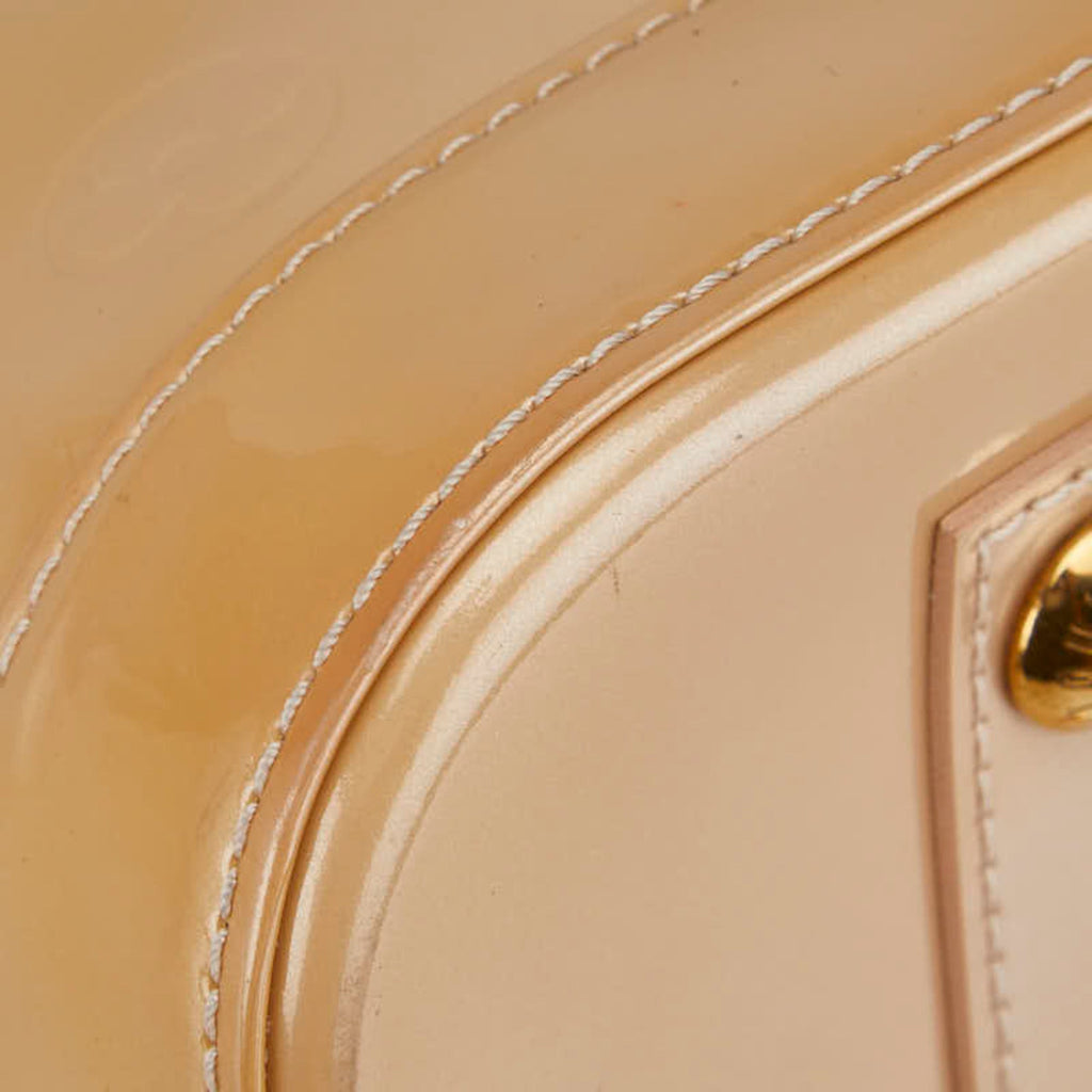 Louis Vuitton Beige Poodle Monogram Vernis Handbag