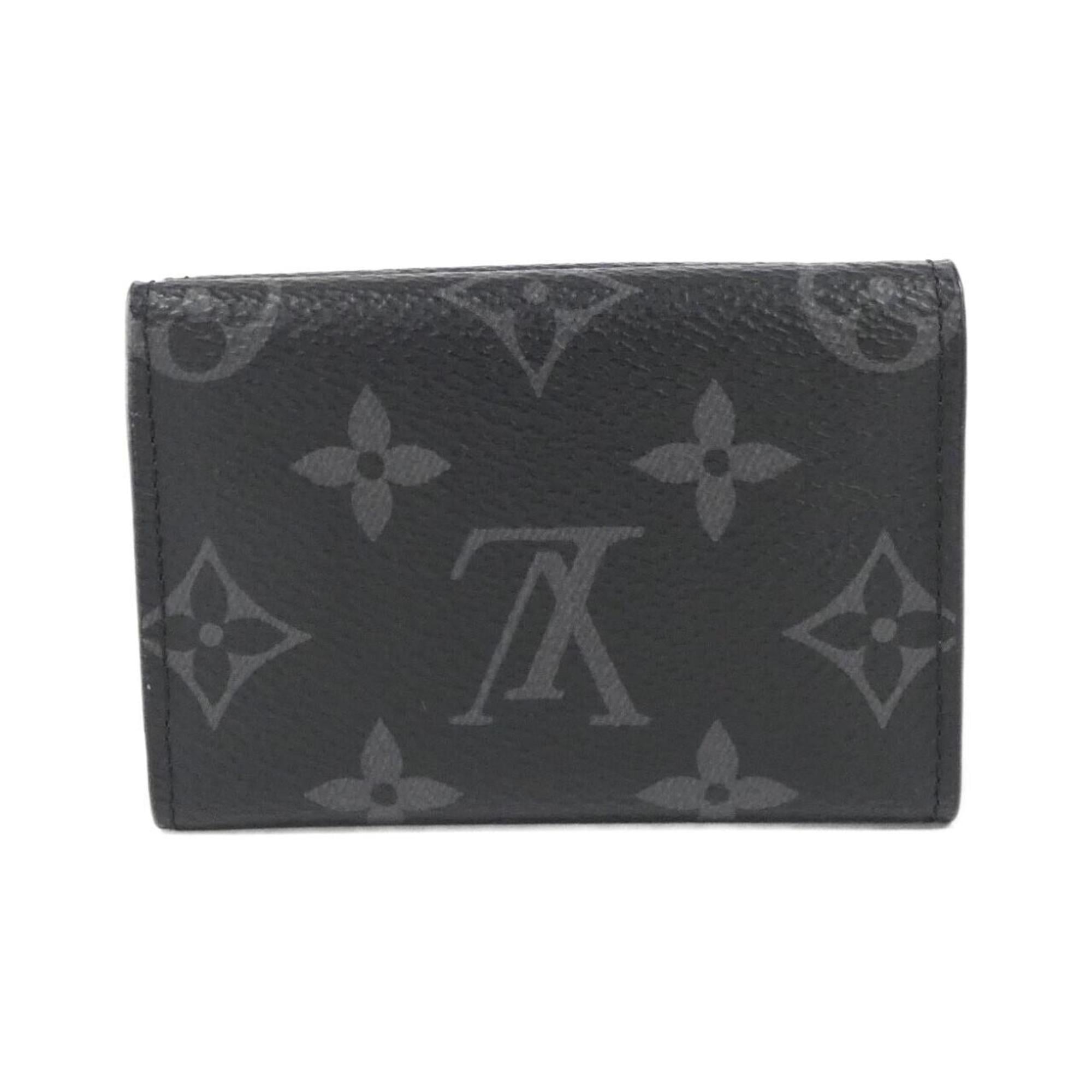 Louis Vuitton Black Coated Canvas Wallet