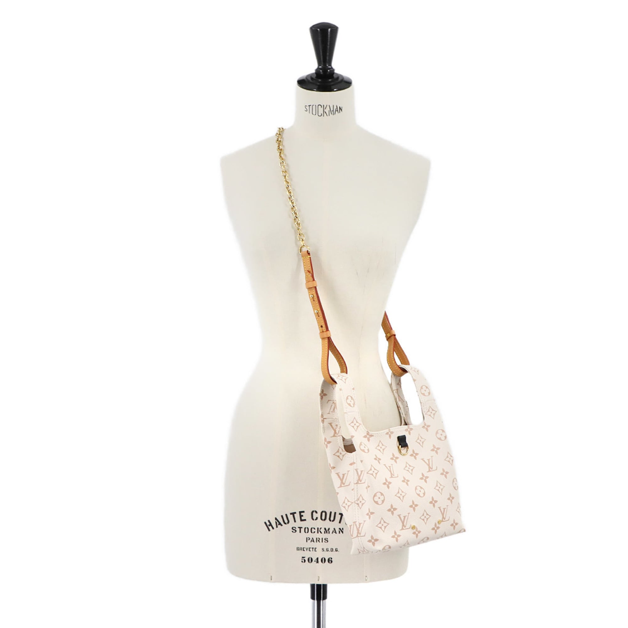 Louis Vuitton Dune Canvas Leather Handbag Shoulder Bag