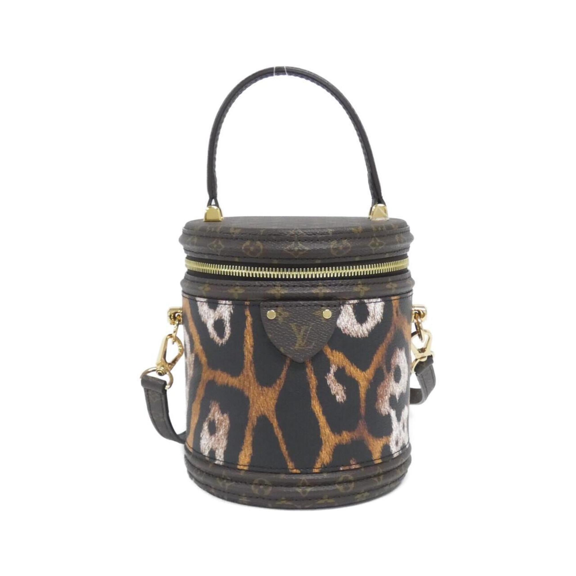 Louis Vuitton Brown Coated Canvas Handbag
