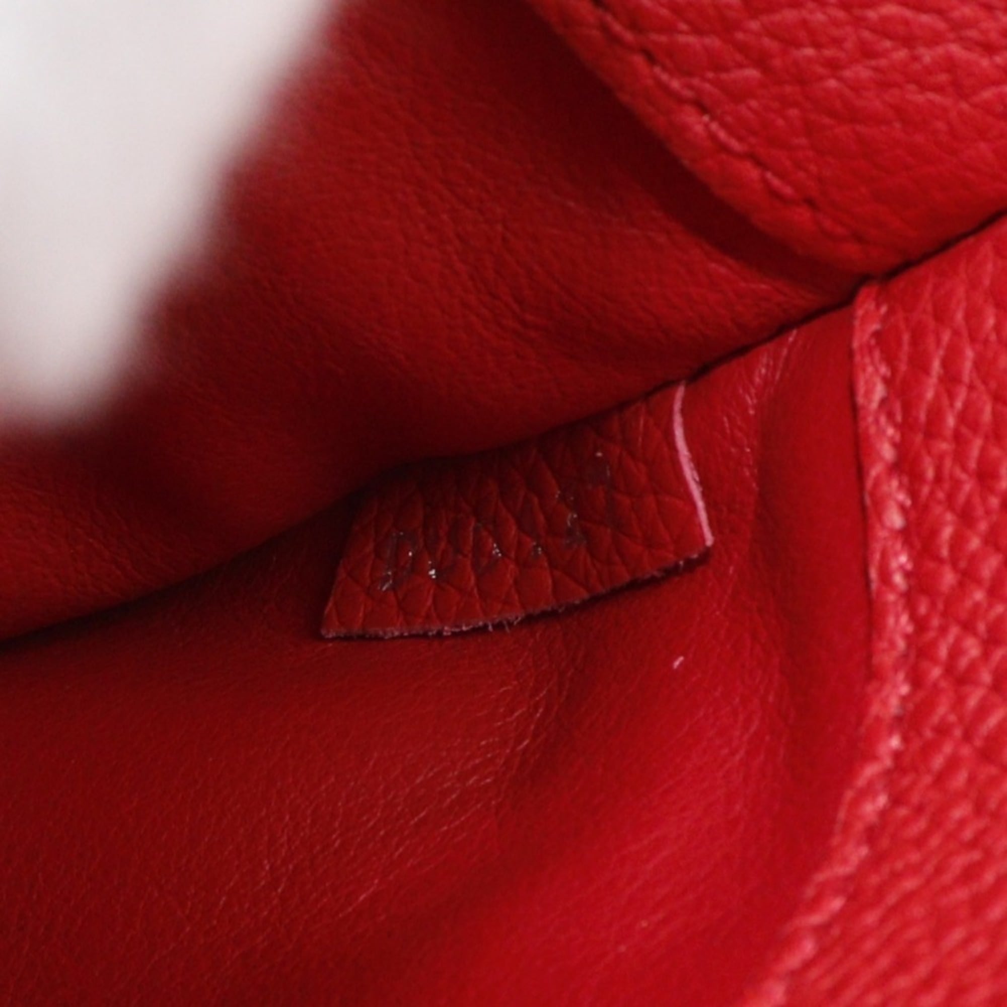 Louis Vuitton Red Color Rouge Leather Handbag Shoulder Bag
