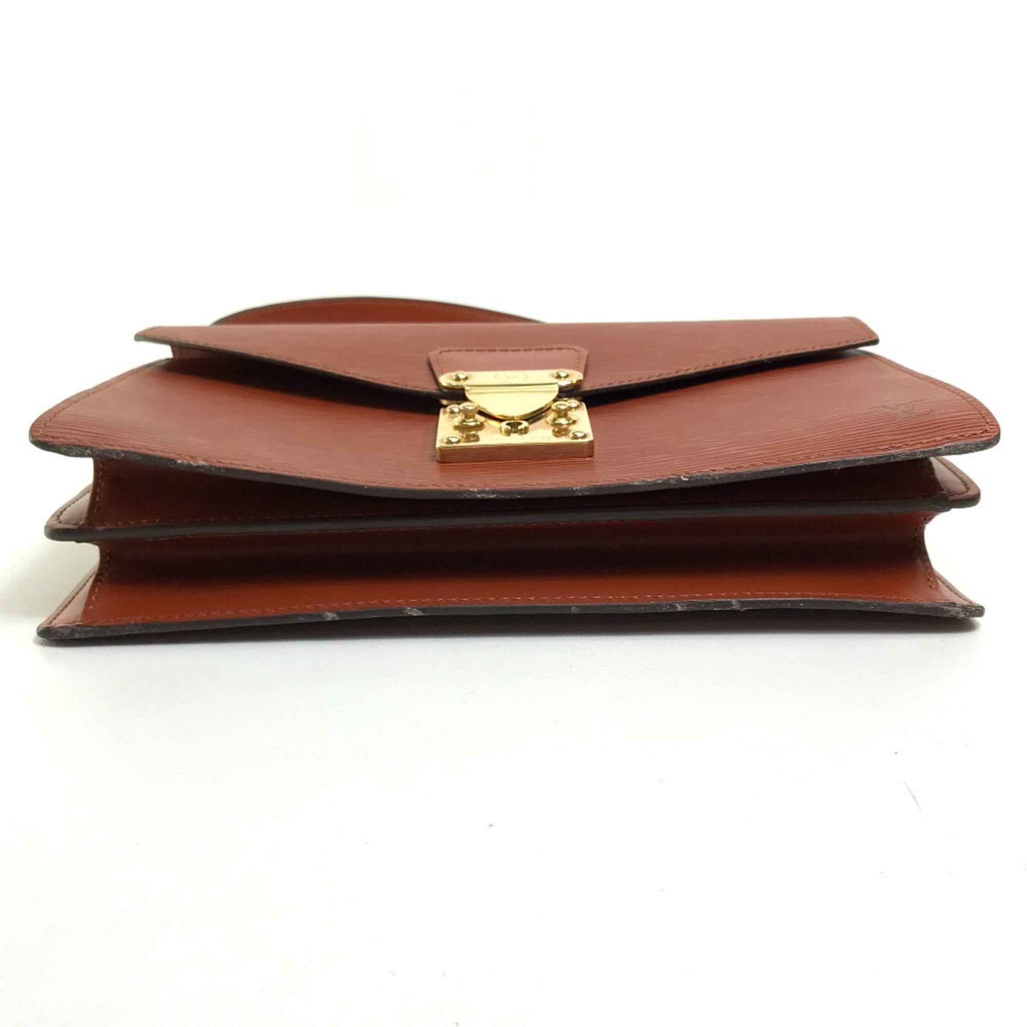 Louis Vuitton Brown Leather Handbag
