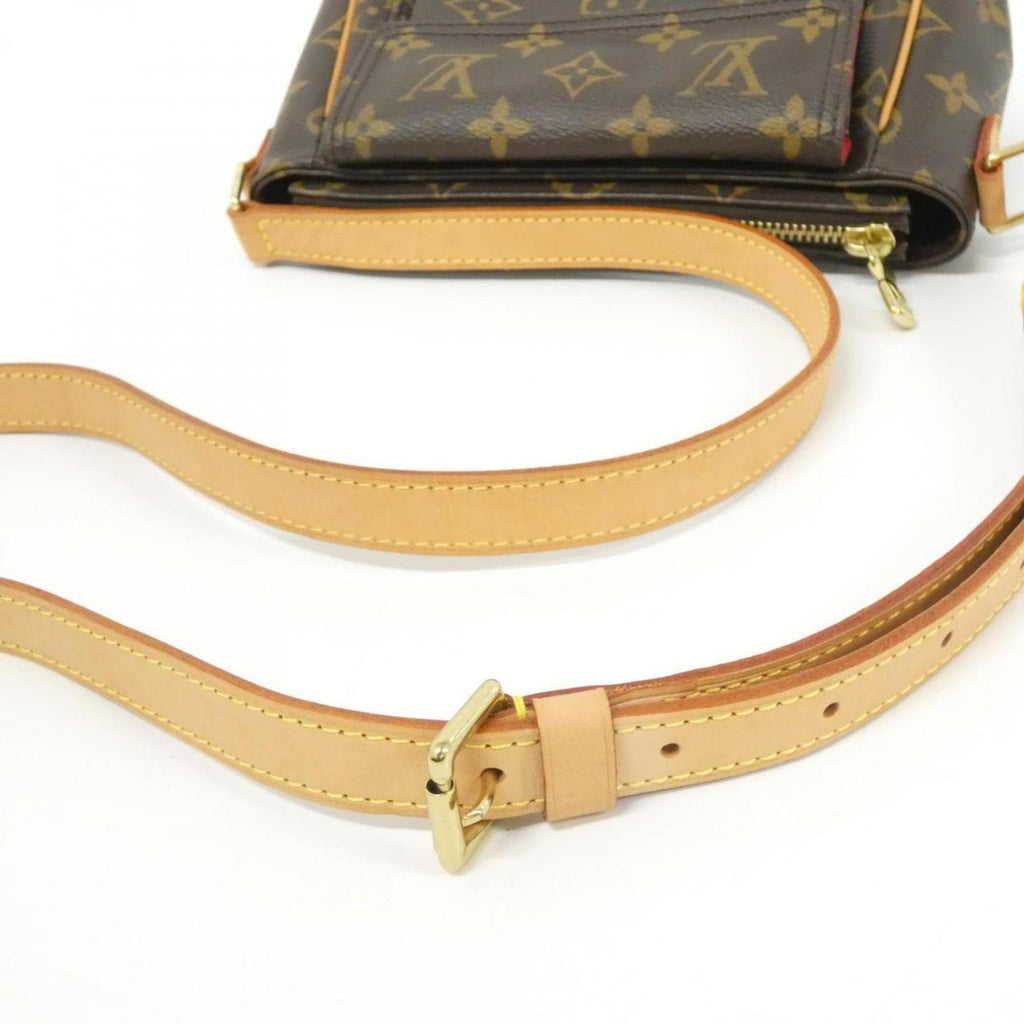 Louis Vuitton Brown Coated Canvas Shoulder Bag