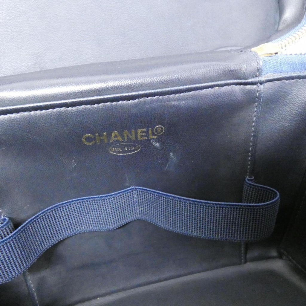 Chanel Blue Denim Handbag