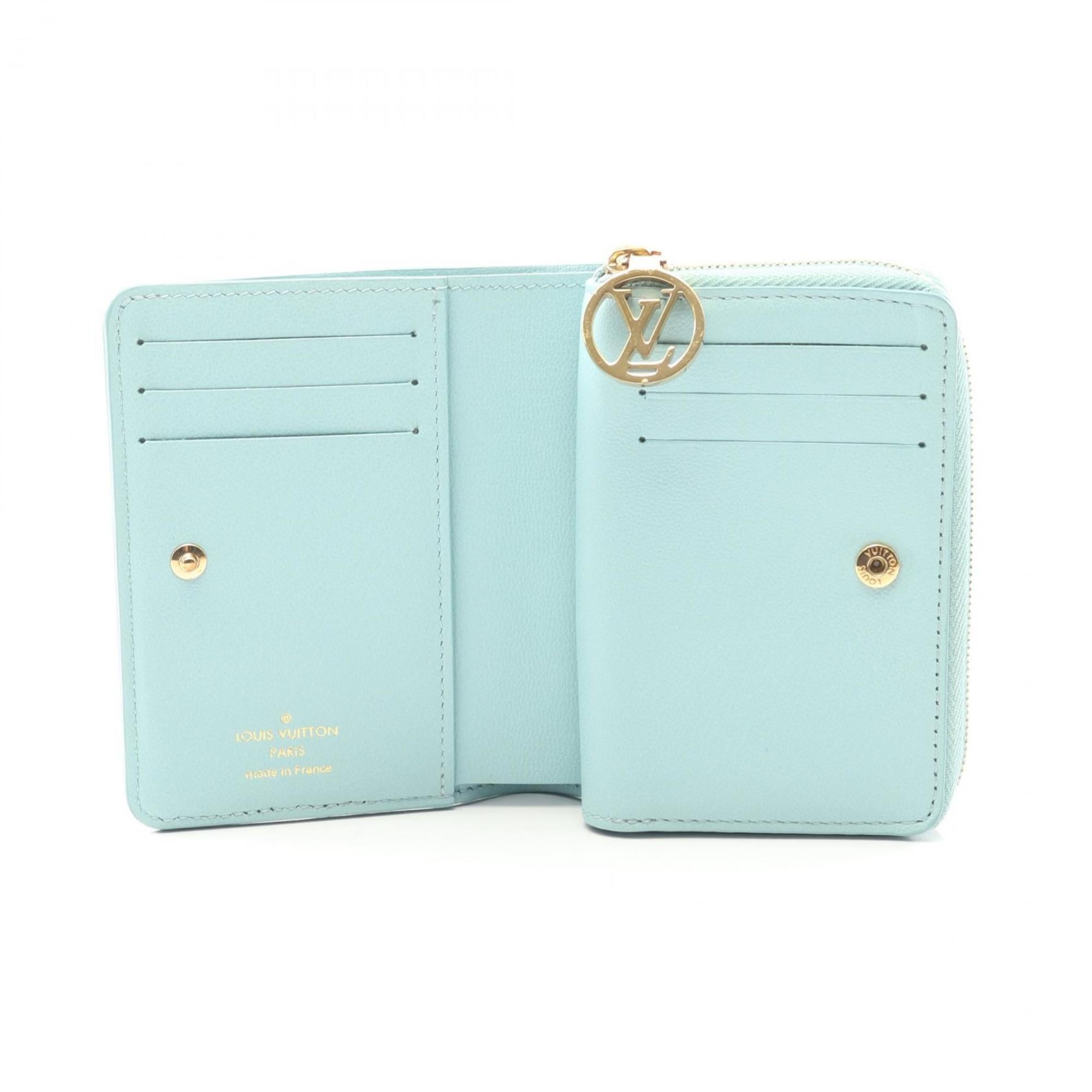 Louis Vuitton Blue Leather Wallet