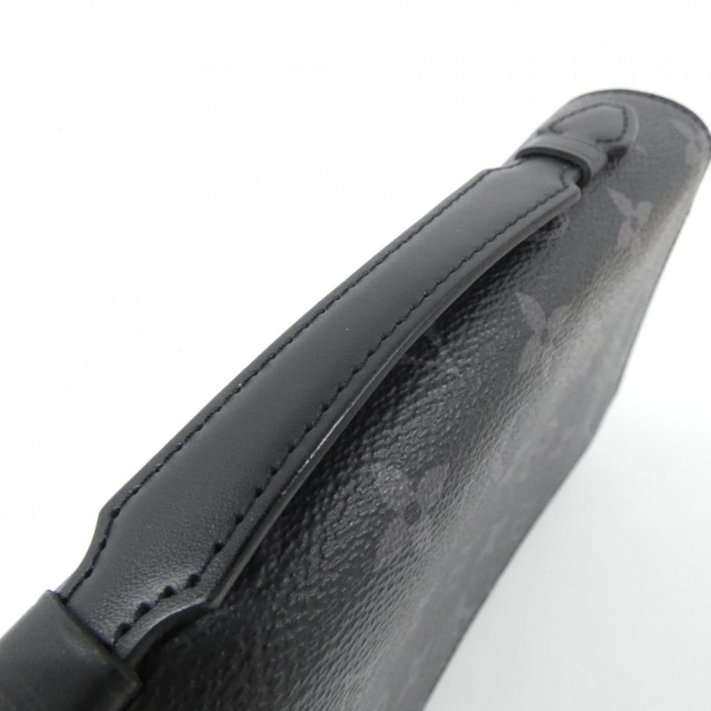 Louis Vuitton Black Coated Canvas Long Wallet