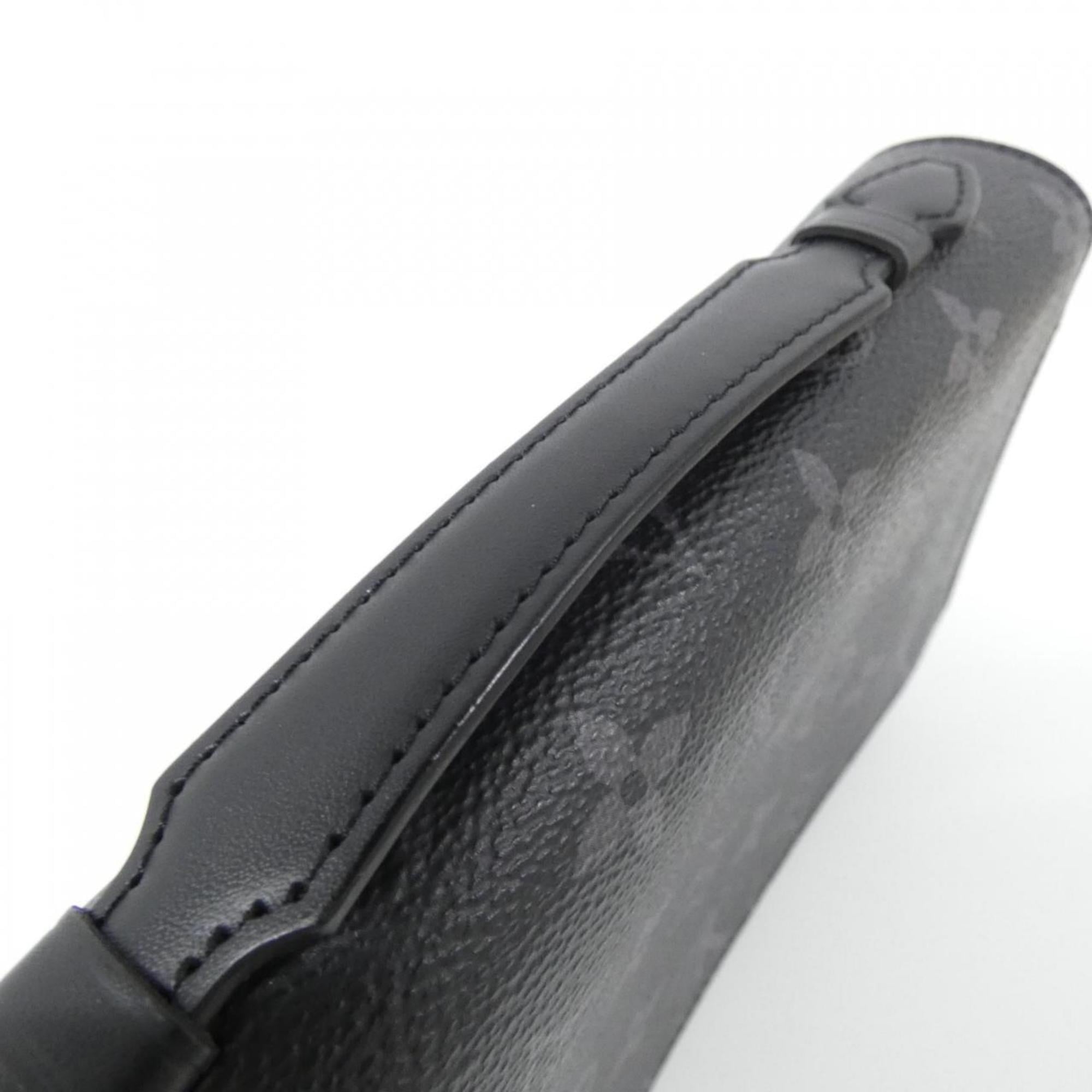 Louis Vuitton Black Coated Canvas Long Wallet