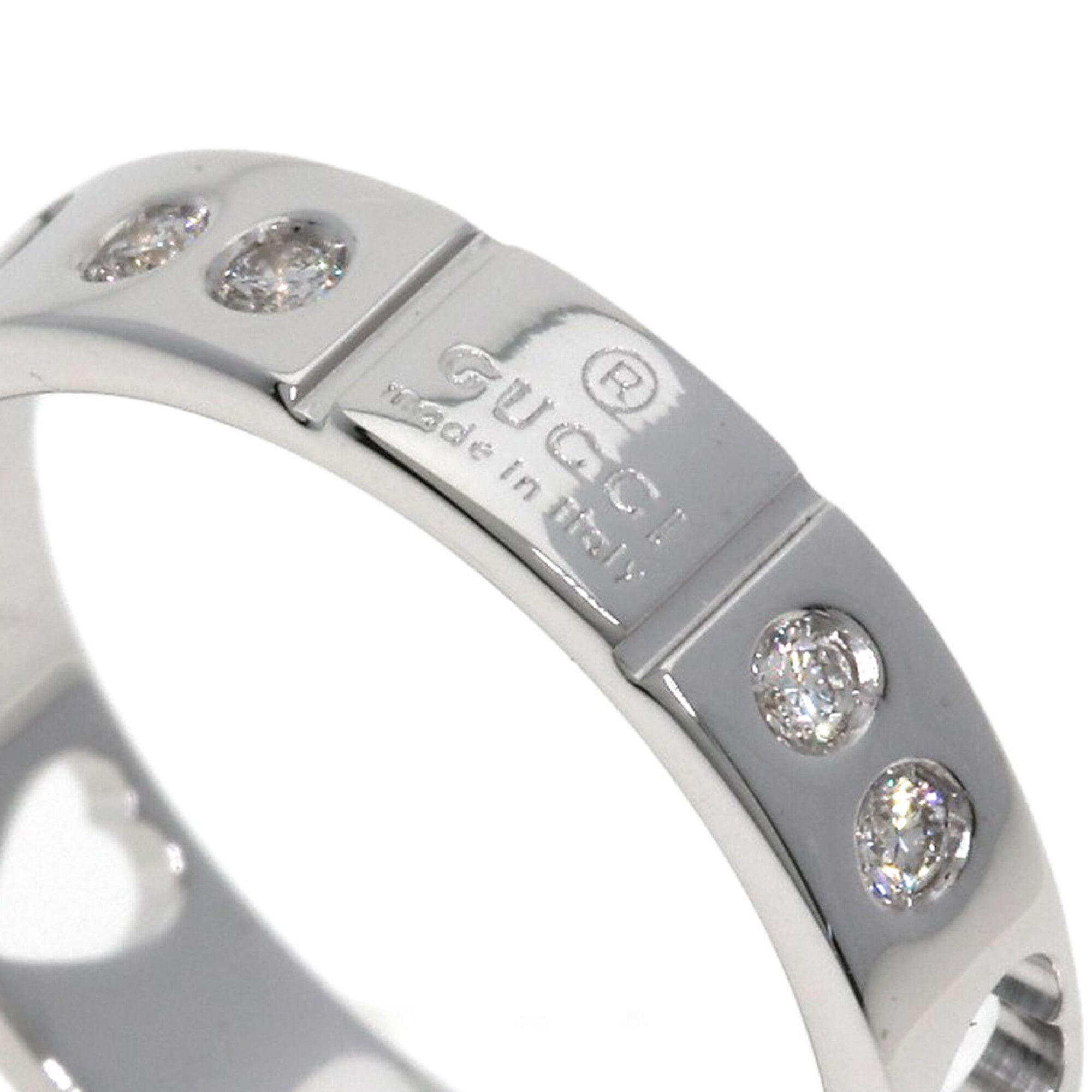 Gucci White Gold (18K) Band Ring (Pre-Owned)