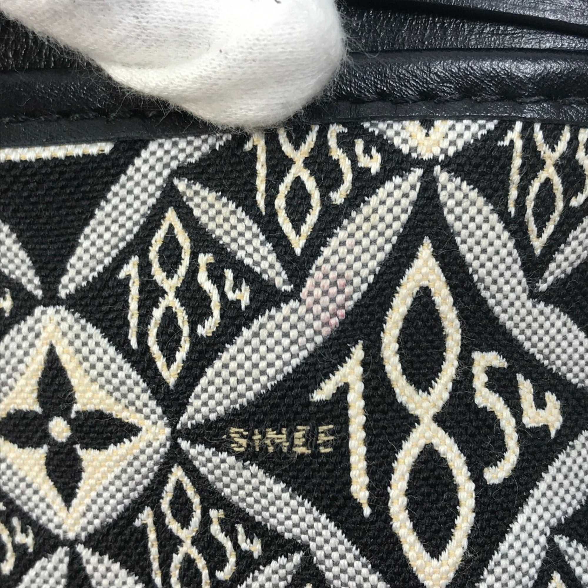 Louis Vuitton Black Noir Jacquard Pochette Shoulder Bag