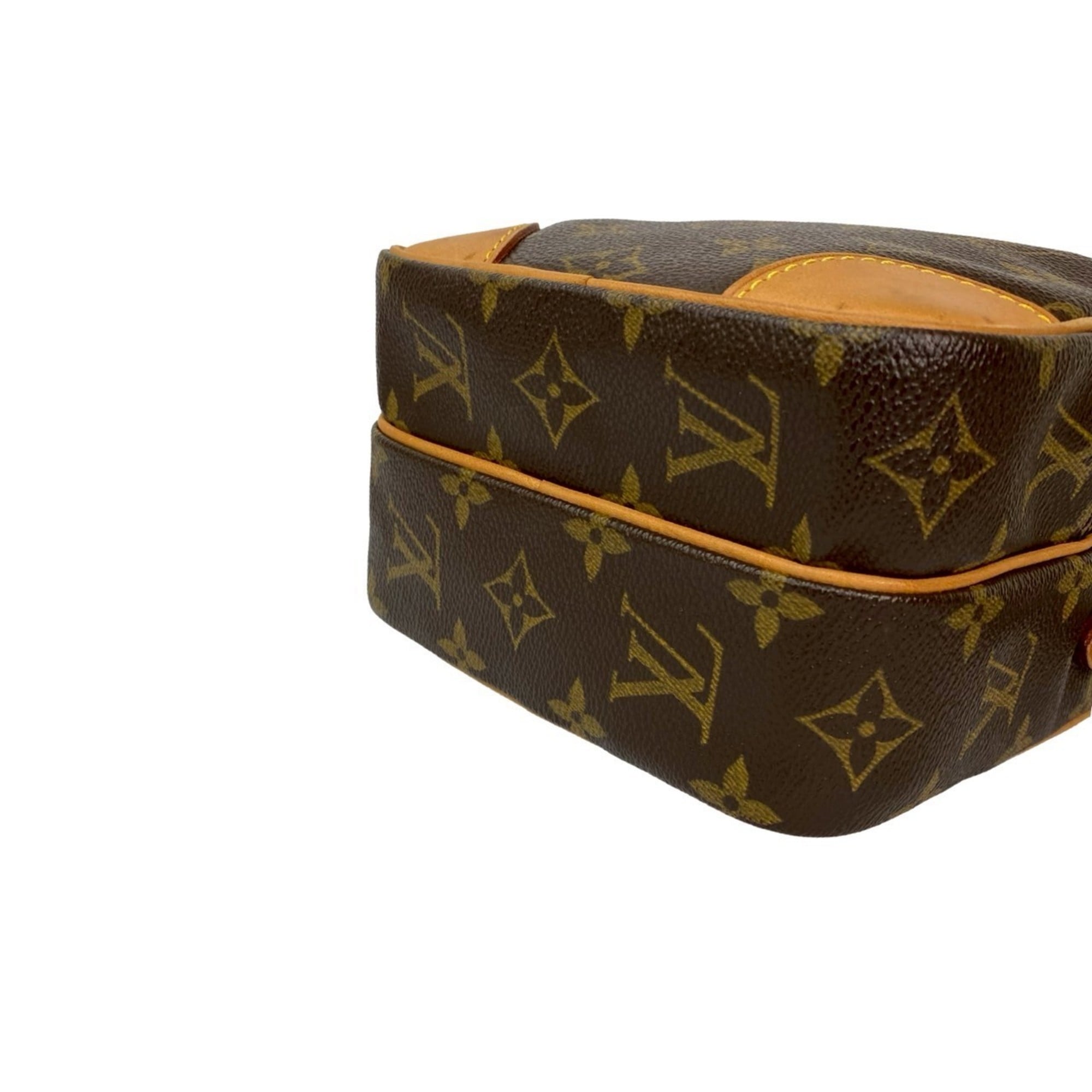 Louis Vuitton Brown Leather Pvc Pochette Shoulder Bag