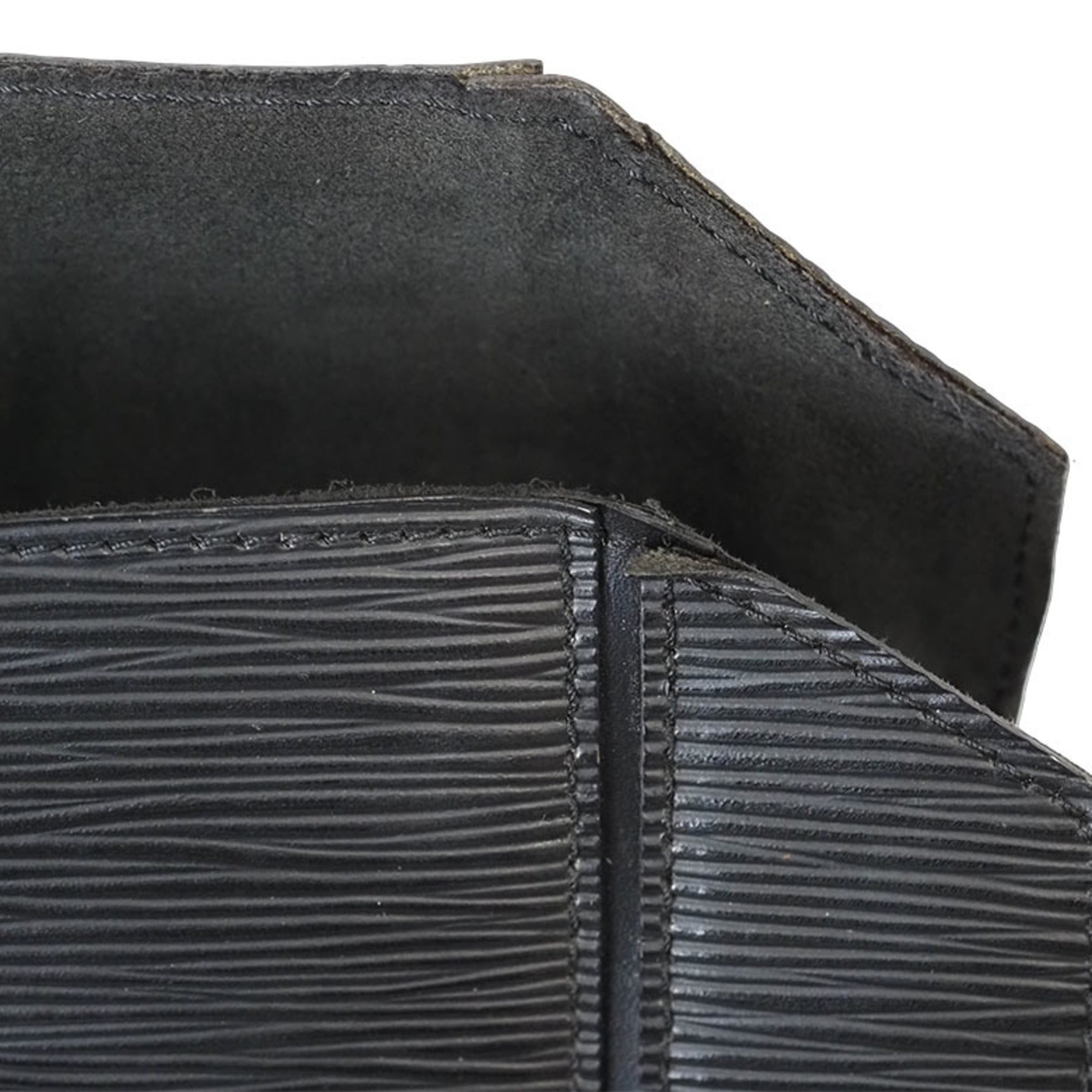 Louis Vuitton Black Epi Leather Handbag Shoulder Bag