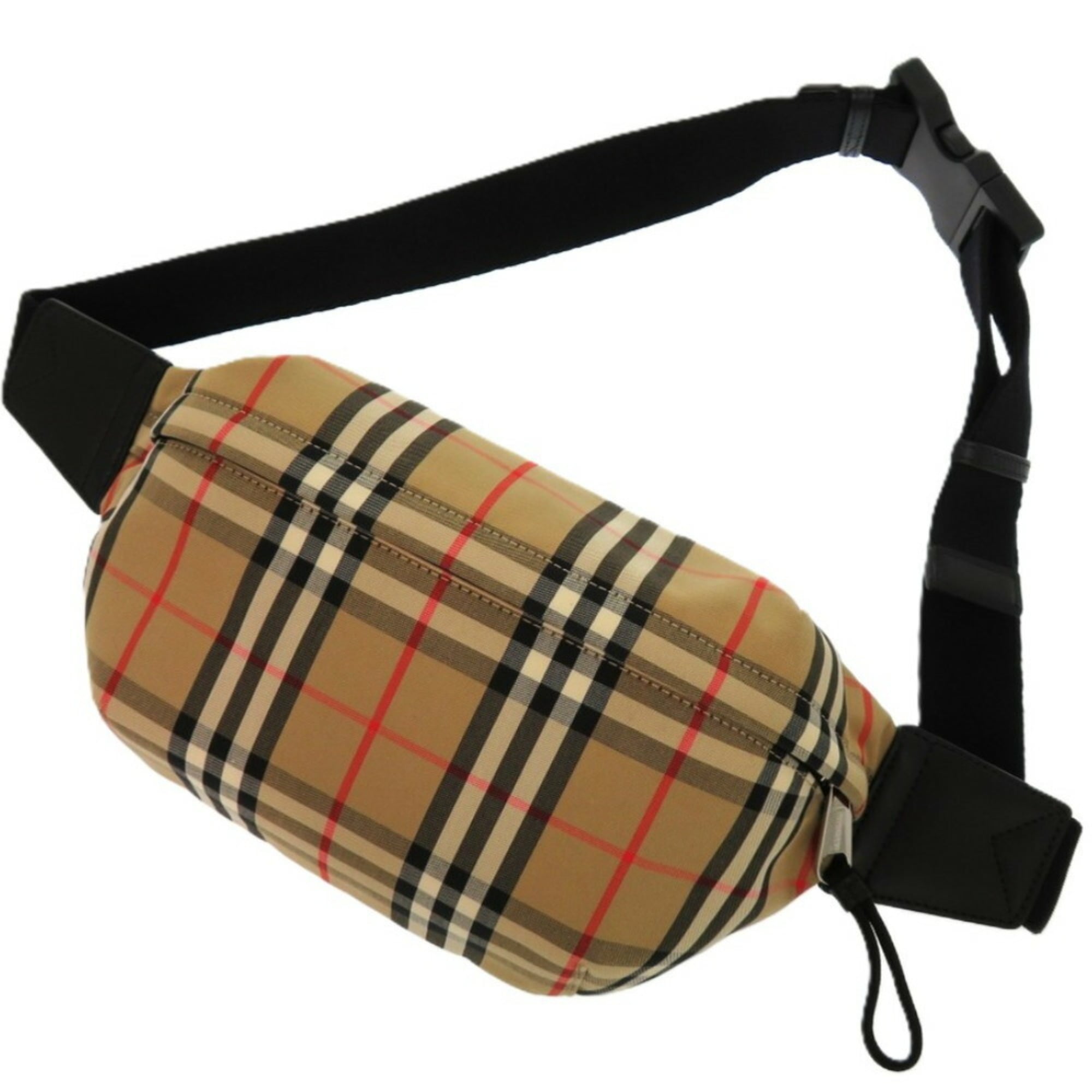 Burberry Beige Cotton Polyester Fanny Pack