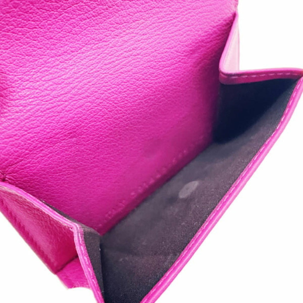 Balenciaga Pink Leather Wallet (Tri-Fold)