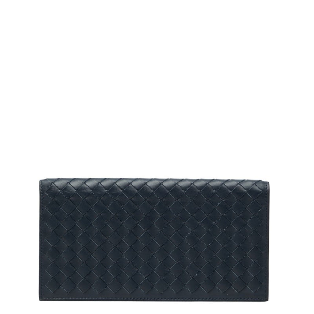 Bottega Veneta Navy Leather Wallet (Bi-Fold)