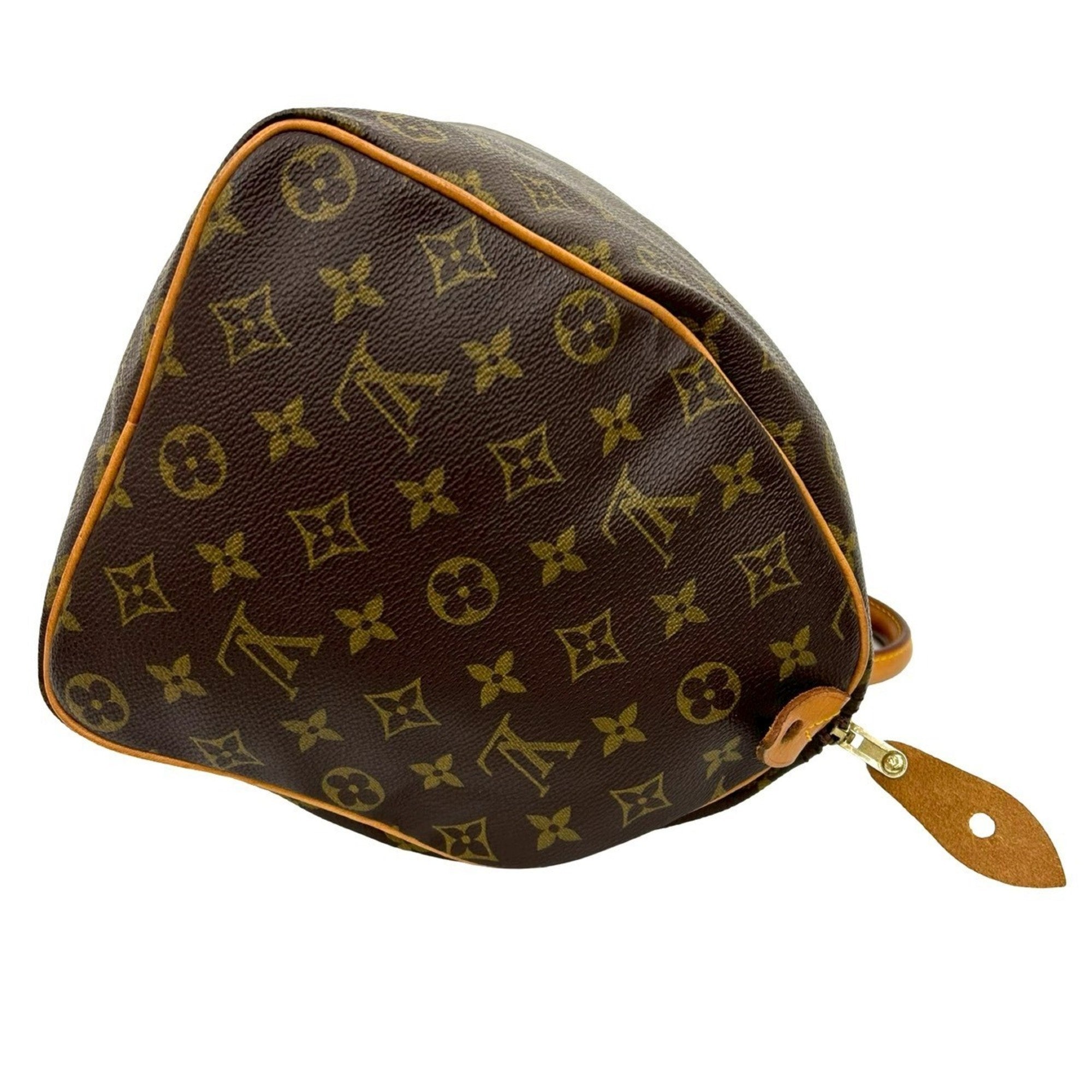 Louis Vuitton Brown Leather Pvc Boston Bag Handbag