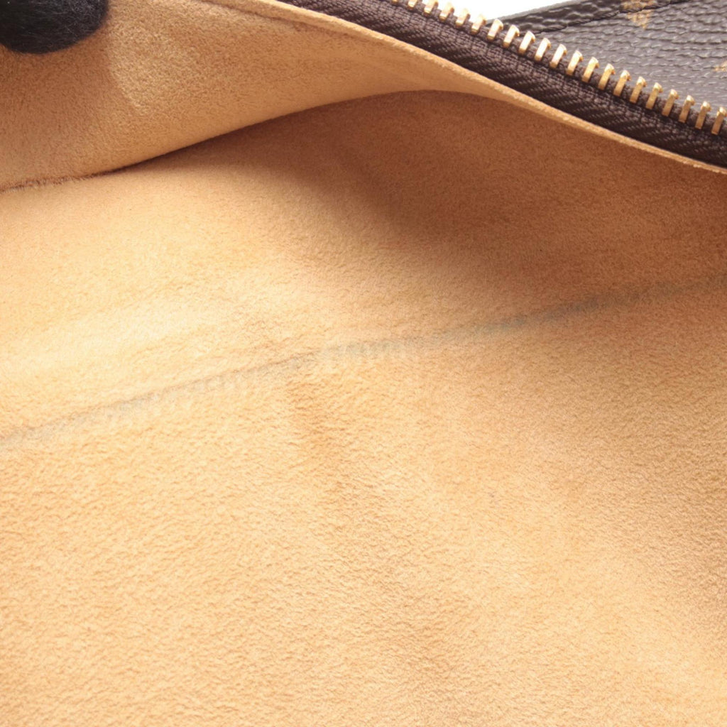 Louis Vuitton Brown Monogram Coated Canvas Leather Handbag Shoulder Bag