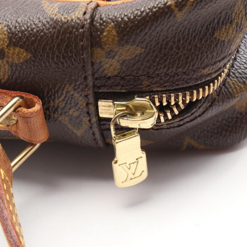 Louis Vuitton Brown Monogram Coated Canvas Leather Shoulder Bag