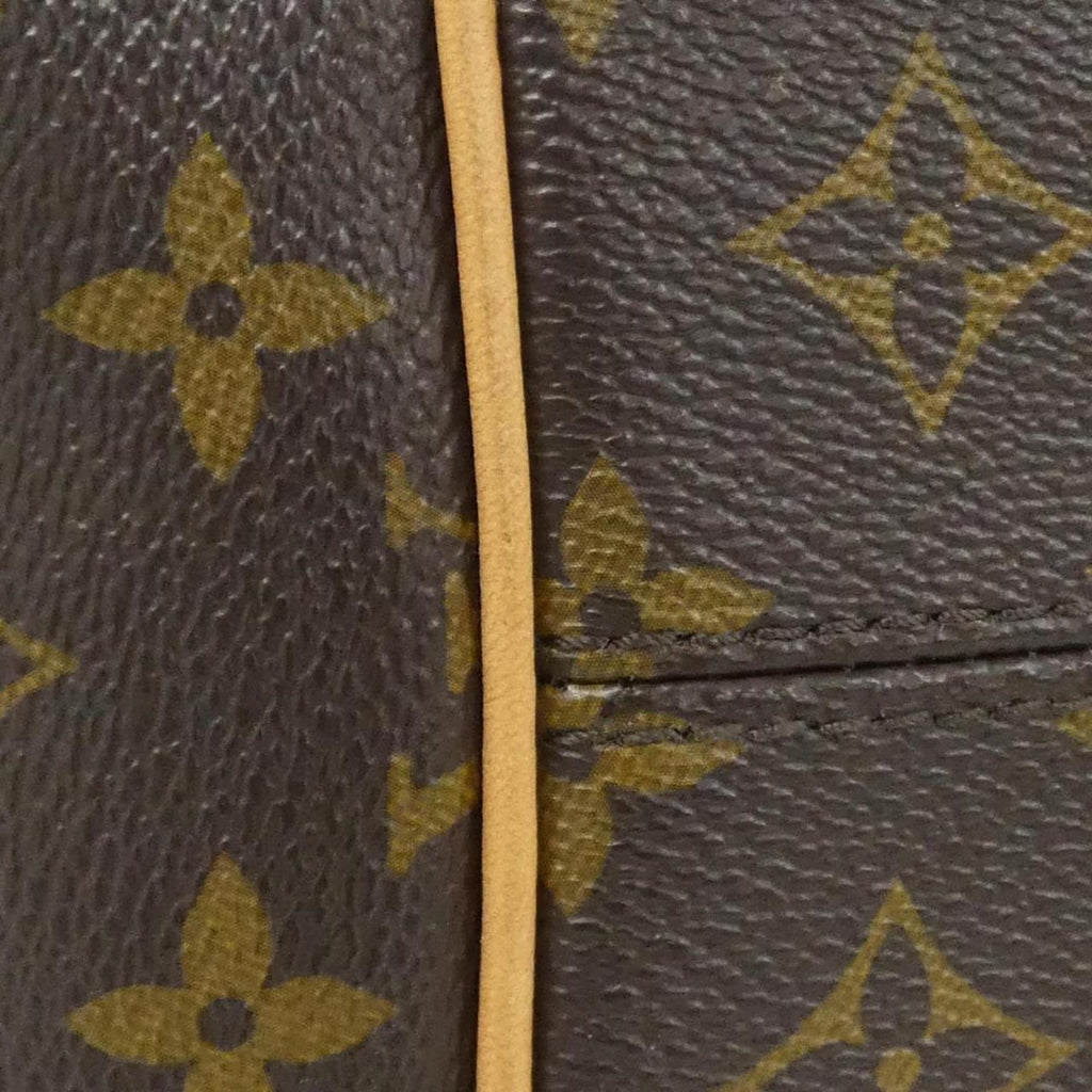 Louis Vuitton Brown Coated Canvas Handbag