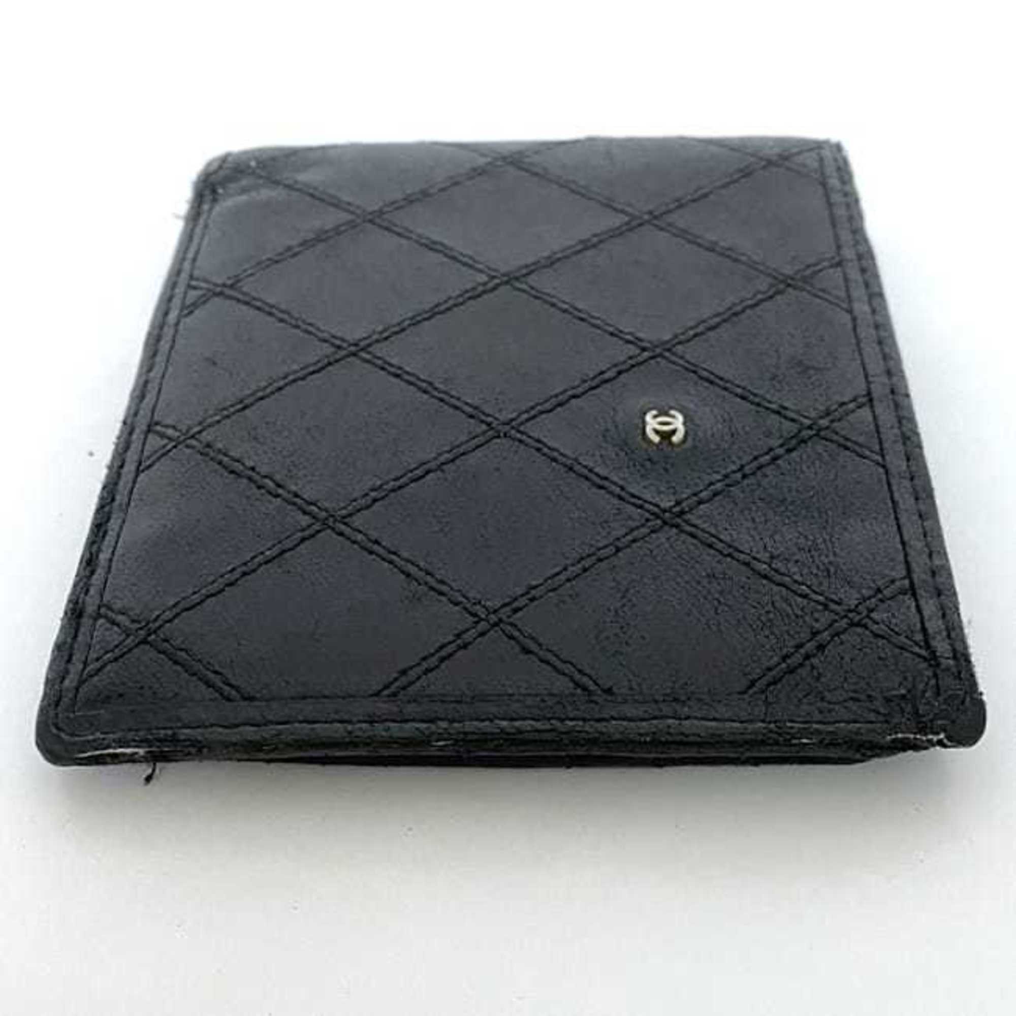 Chanel Black Leather Wallet (Bi-Fold)