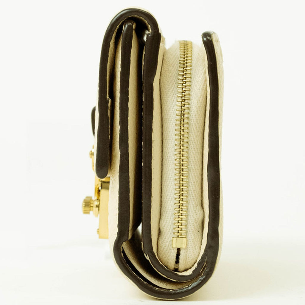 Louis Vuitton Cream Monogram Empreinte Leather Wallet