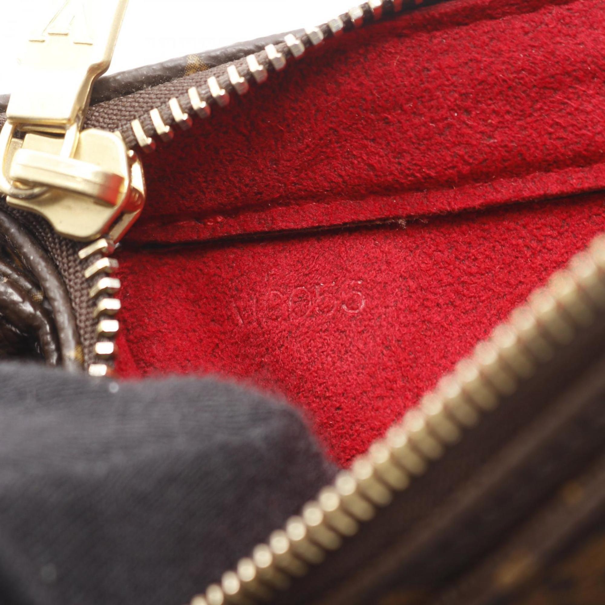 Louis Vuitton Brown Pvc Leather Shoulder Bag