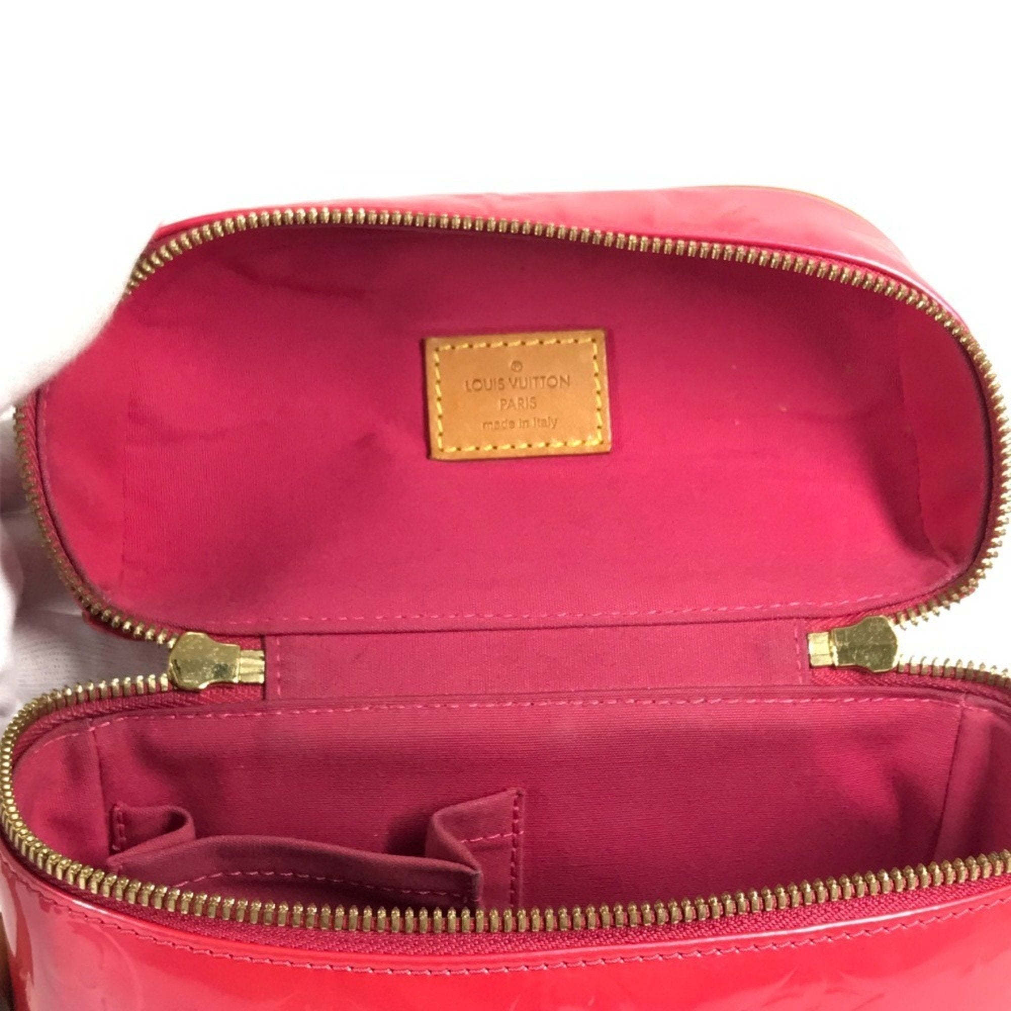 Louis Vuitton Fuchsia Pink Pink Monogram Vernis Pochette Shoulder Bag