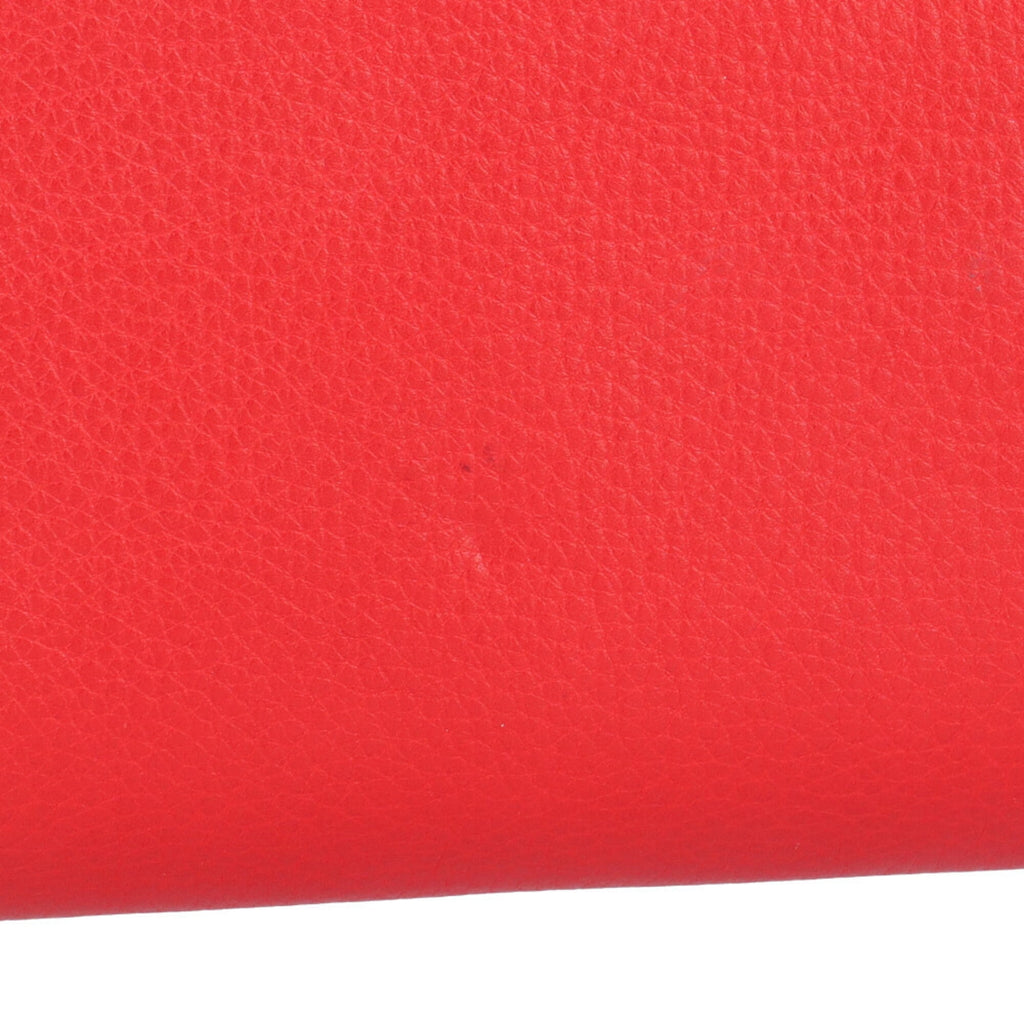Gucci Soho Red Color Leather Long Wallet (Bi-Fold) (Pre-Owned)