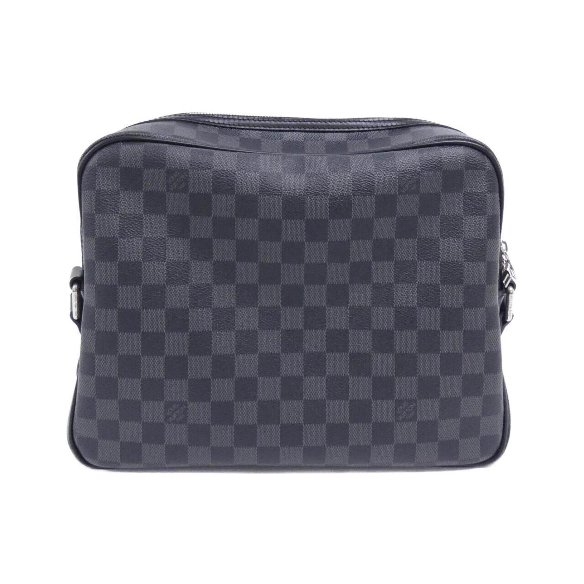 Louis Vuitton Graphite Coated Canvas Shoulder Bag