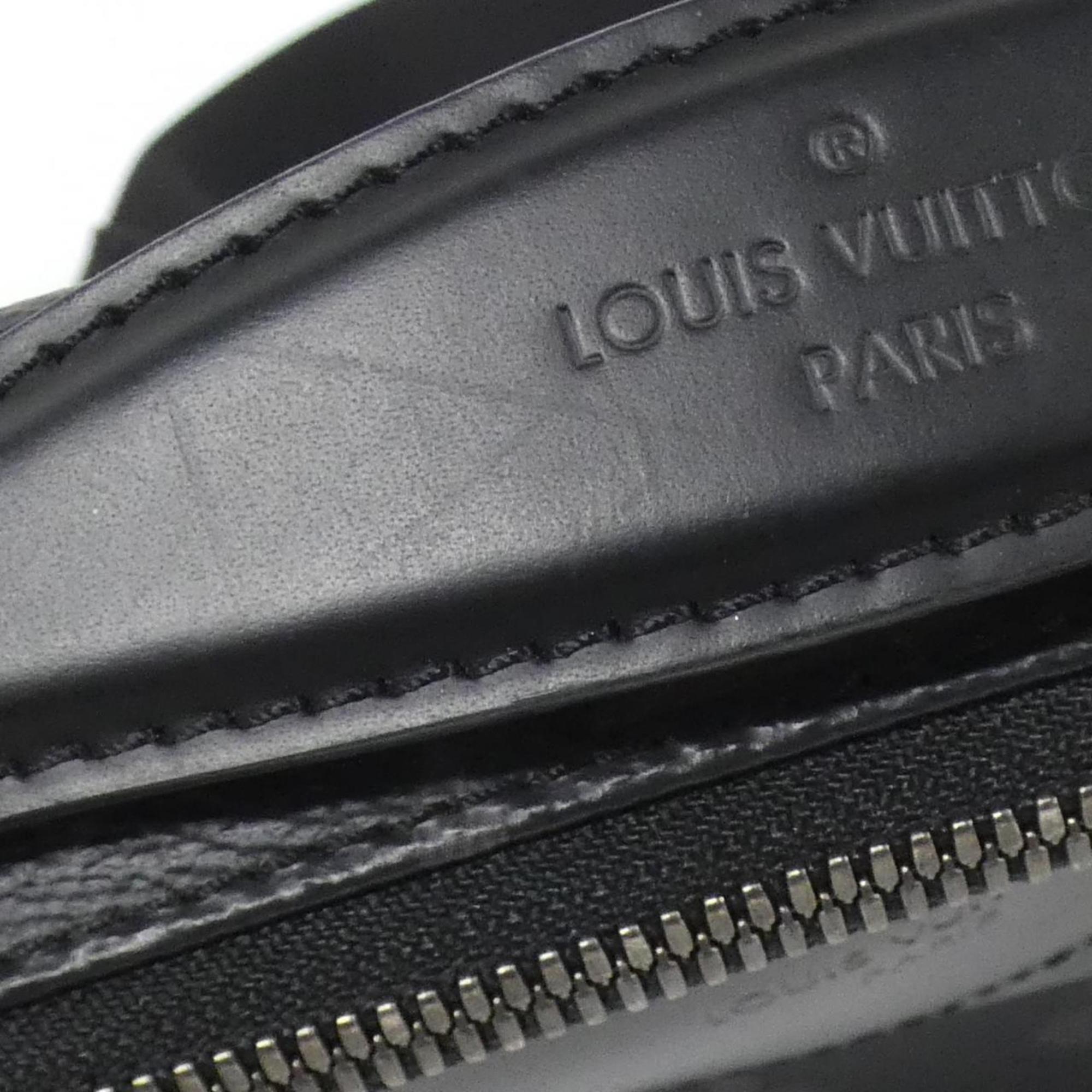 Louis Vuitton Black Coated Canvas Shoulder Bag